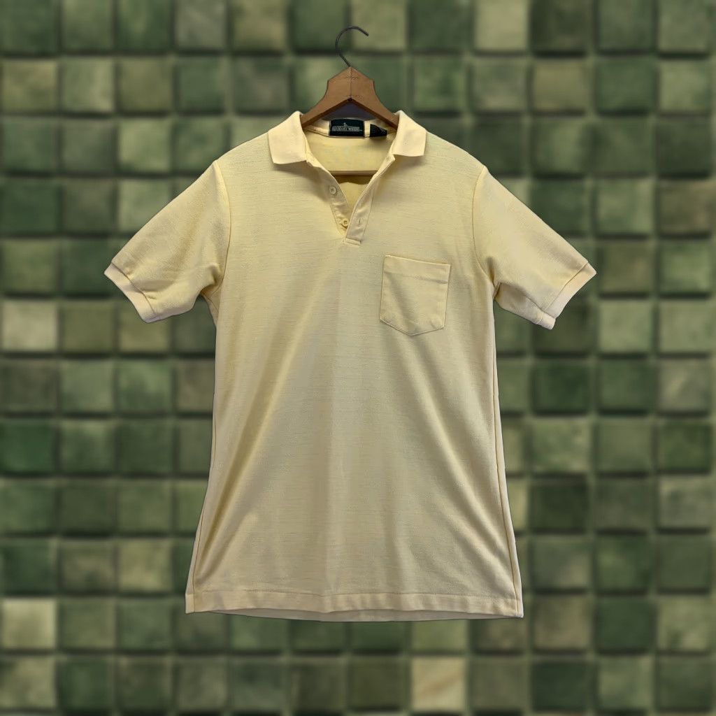 Vintage VINTAGE Boundary Waters Polo Shirt Womens S Yellow 1980s Cotton Blend Sportswear/Beach Size S / US 4 / IT 40 - 1 Thumbnail