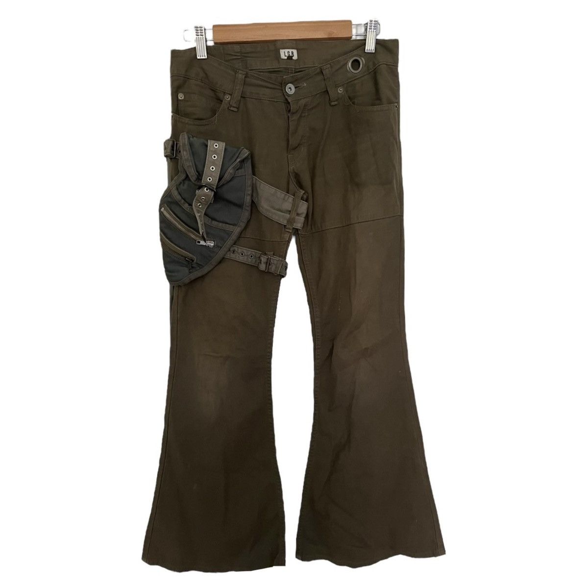 L.G.B - Cotton sarouel pants with bottom zippers – L'OBSCUR