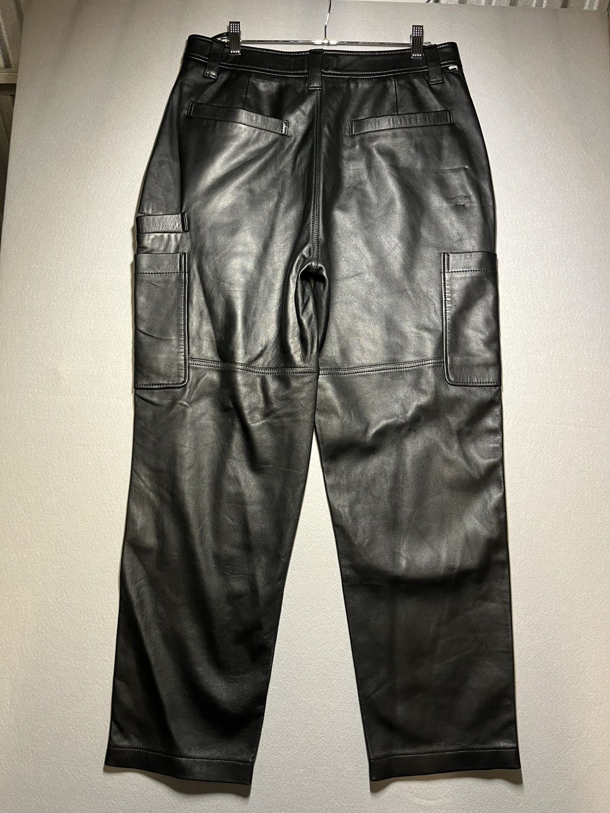 Stussy Stussy lambskin leather transit pants Size US 32 / EU 48 - 9 Thumbnail