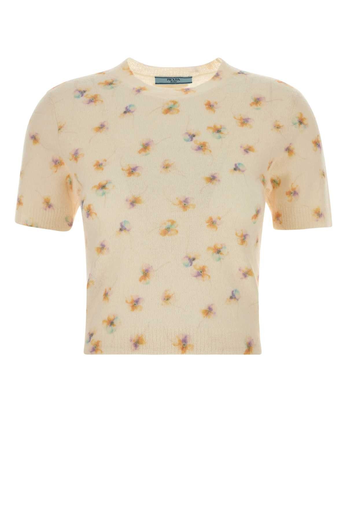 Prada Embroidered Wool Sweater Size M / US 6-8 / IT 42-44 - 1 Thumbnail