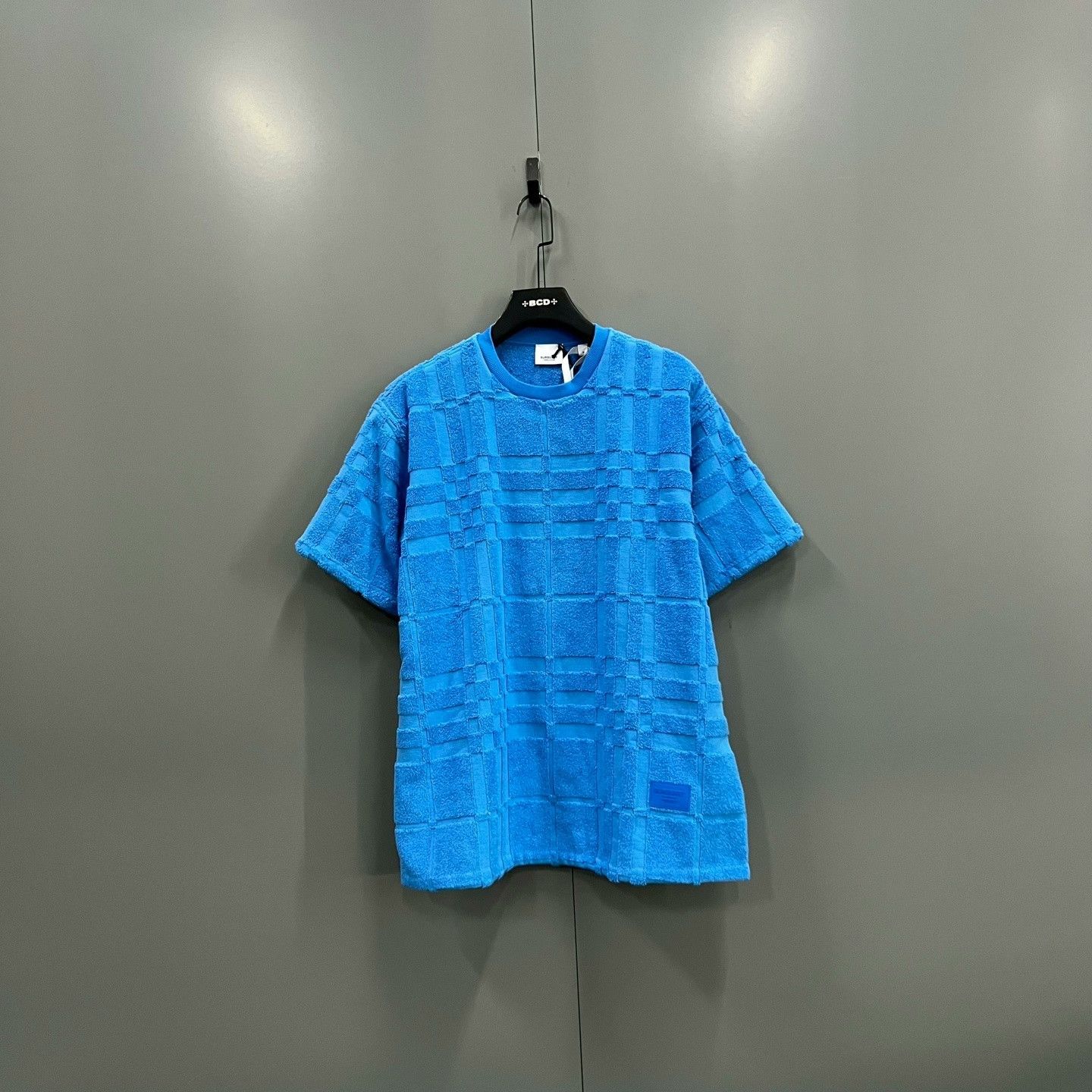 Burberry Burberry Blue Check Fleece Short-Sleeve M Size US M / EU 48-50 / 2 - 1 Thumbnail