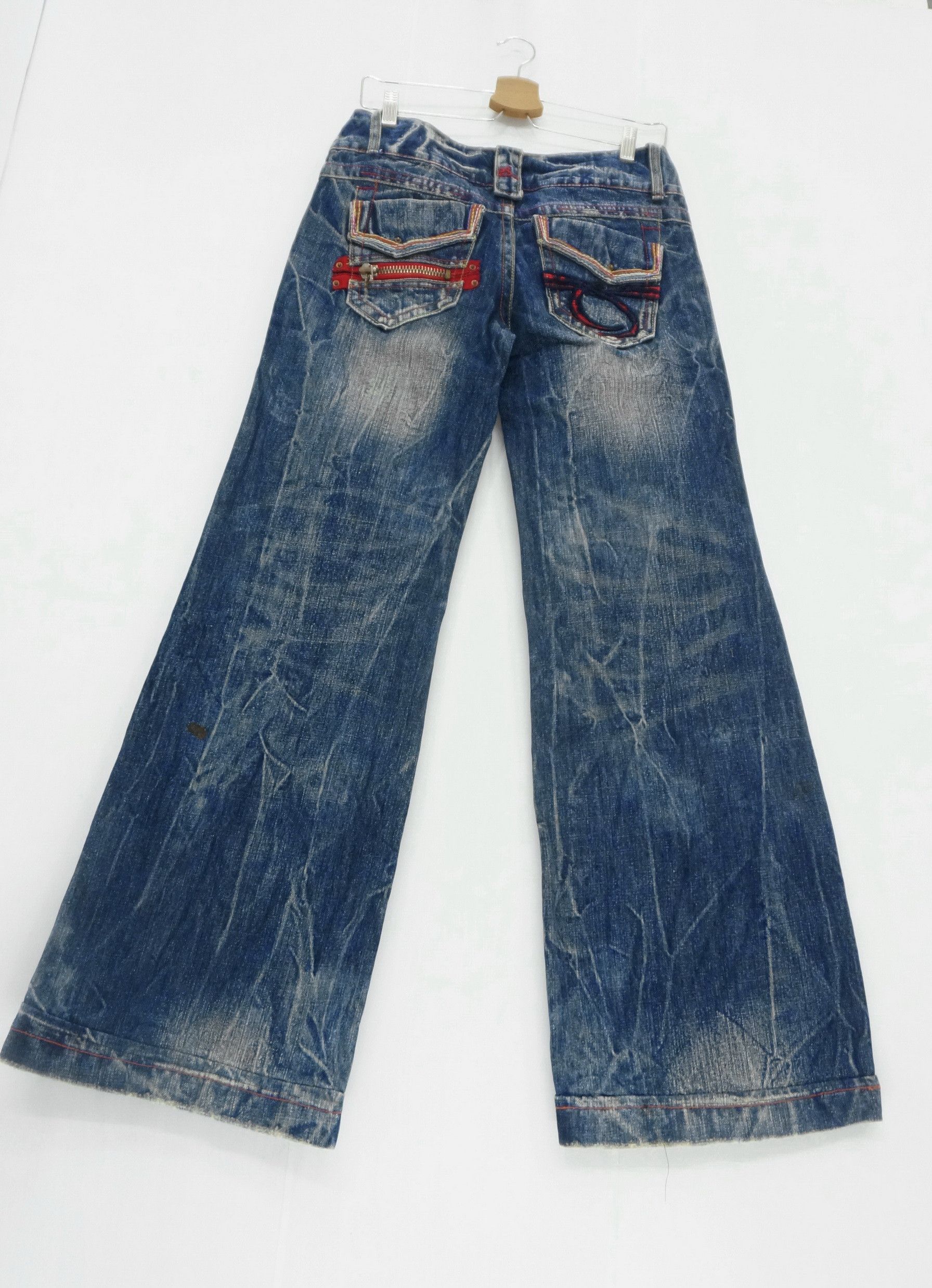 Vintage 🔥STUDIO RED PEPPER Vintage Wide Leg Flared Low rise Jeans Size US 29 - 7 Thumbnail