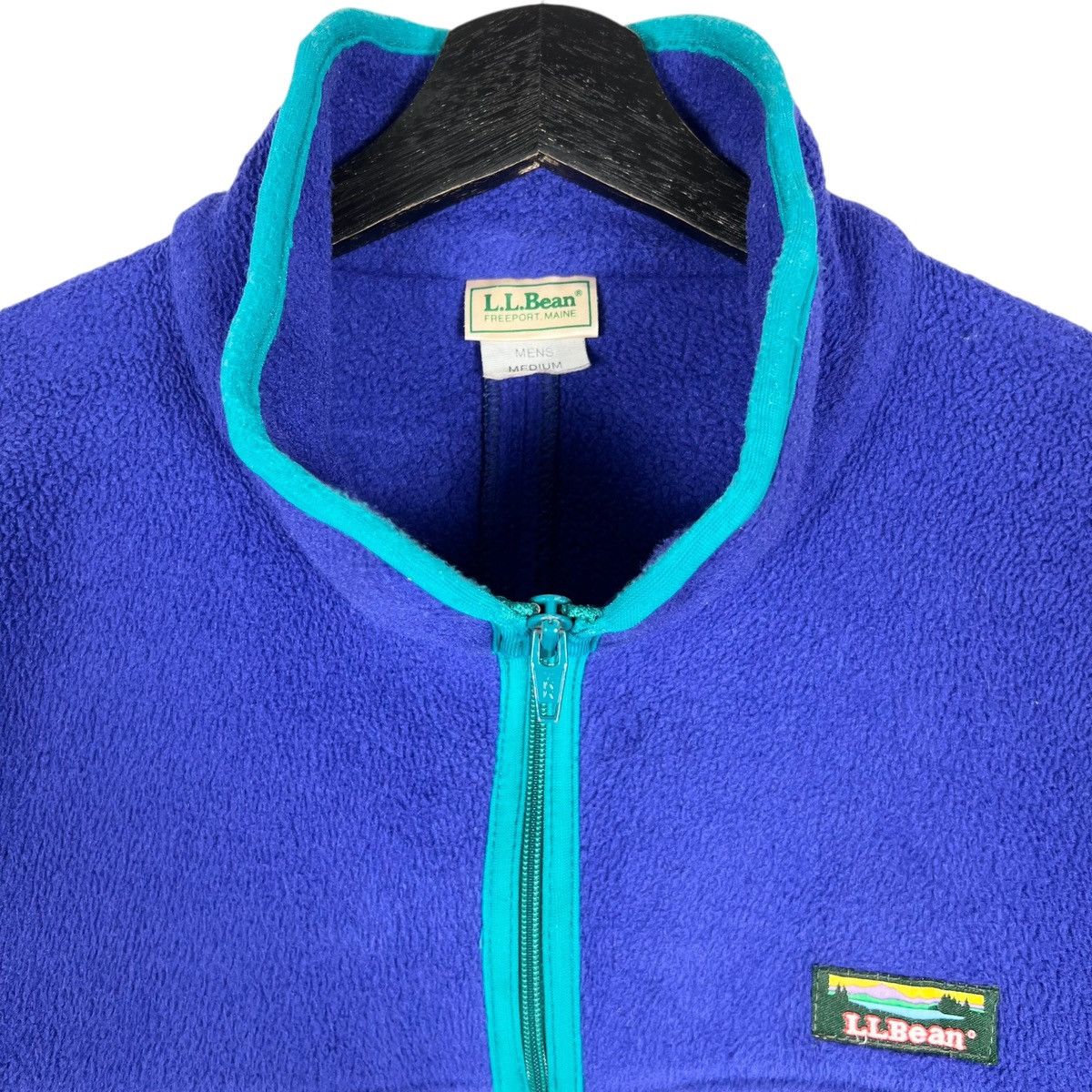 L.L. Bean Vintage LL Beans Men Zipper Fleece Jacket Size US M / EU 48-50 / 2 - 5 Thumbnail