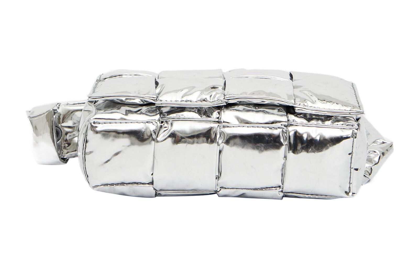 Bottega Veneta o1n1vont0125 Size: OS / Cassette Belt Bag in Silver Size ONE SIZE - 5 Thumbnail