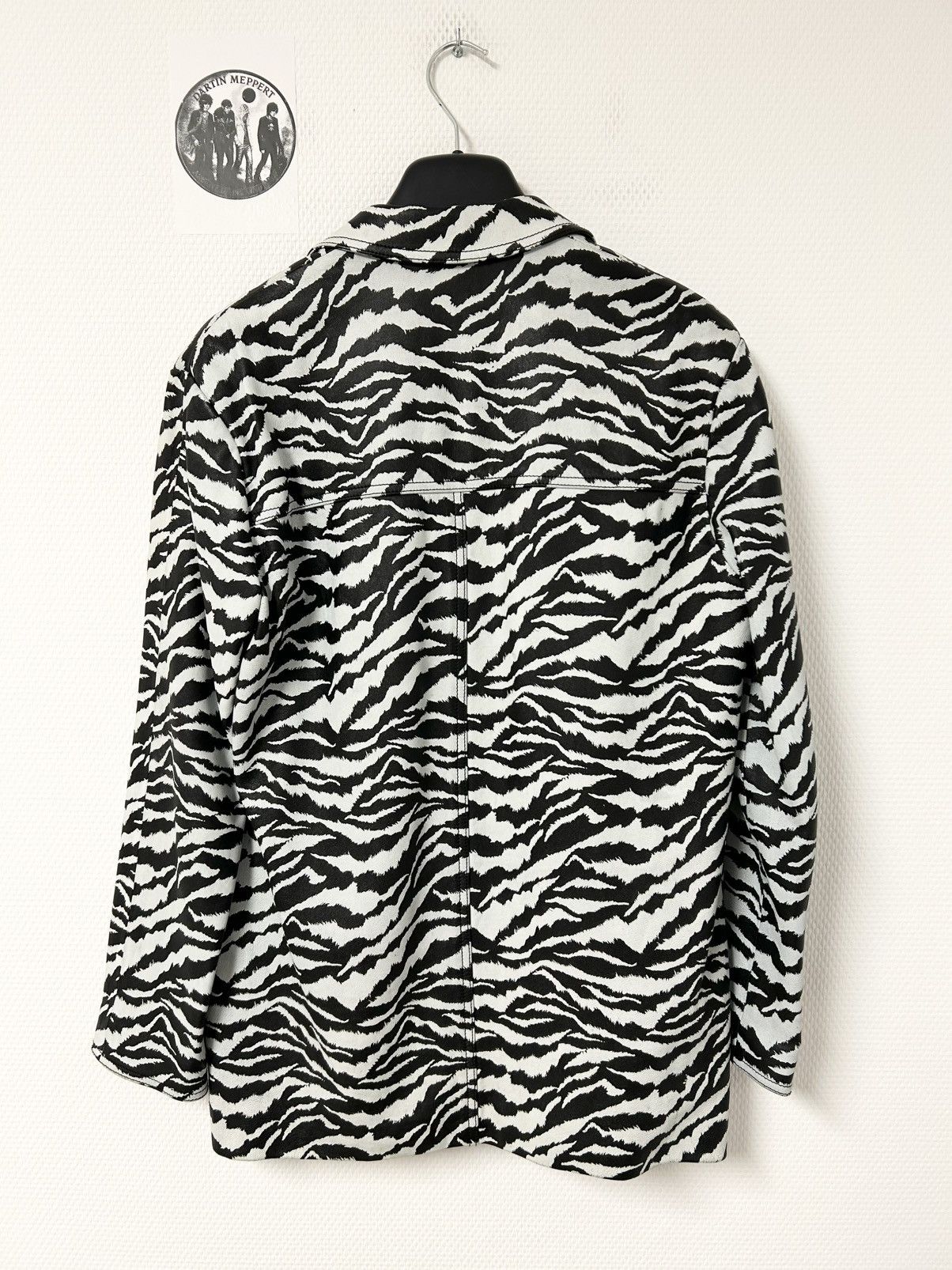 Saint Laurent Paris SS2016 1/1 Sample Zebra Leather Blazer Size US M / EU 48-50 / 2 - 5 Thumbnail
