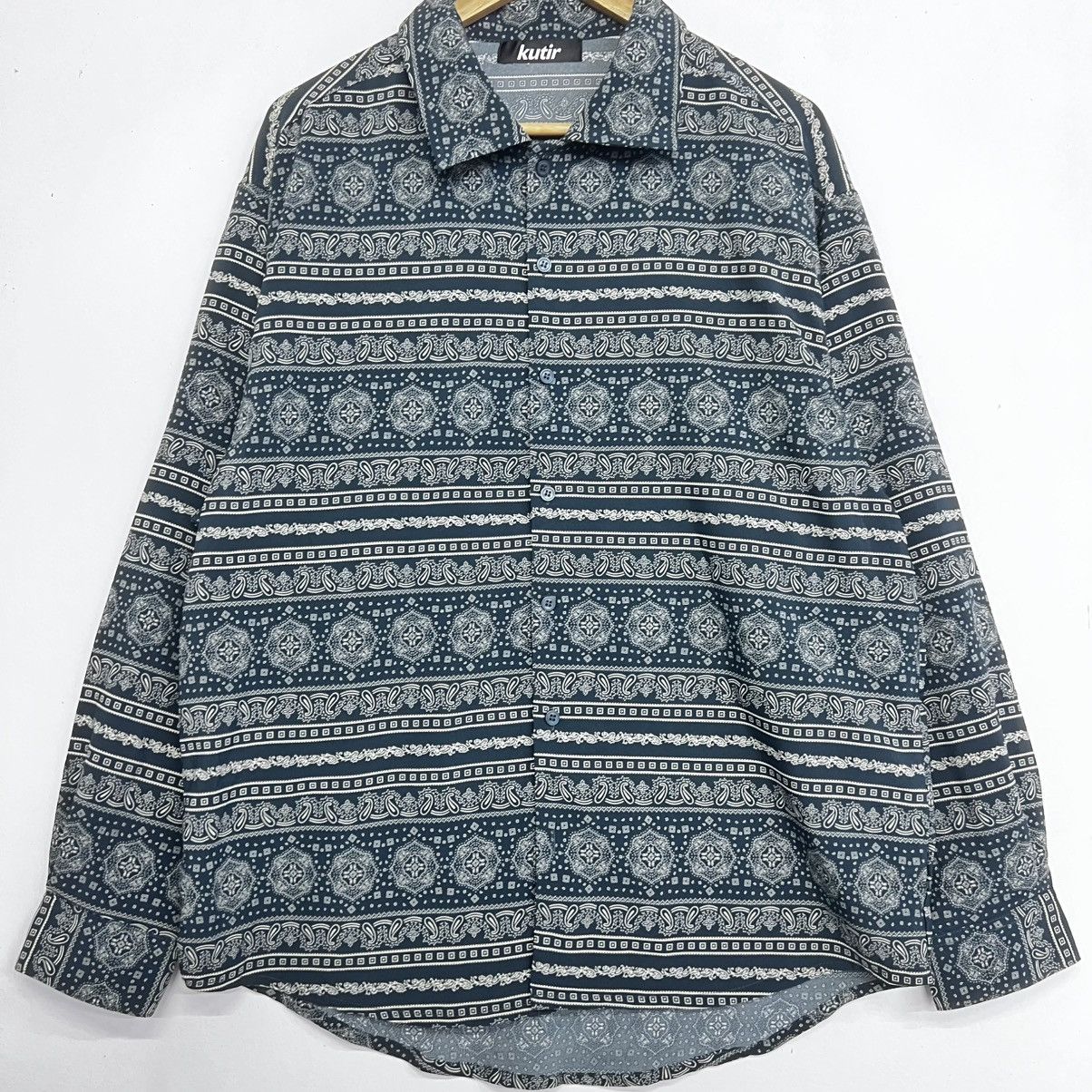 Japanese Brand kutir Assort Oversize paisley Bandana Button Shirt Size US M / EU 48-50 / 2 - 4 Thumbnail