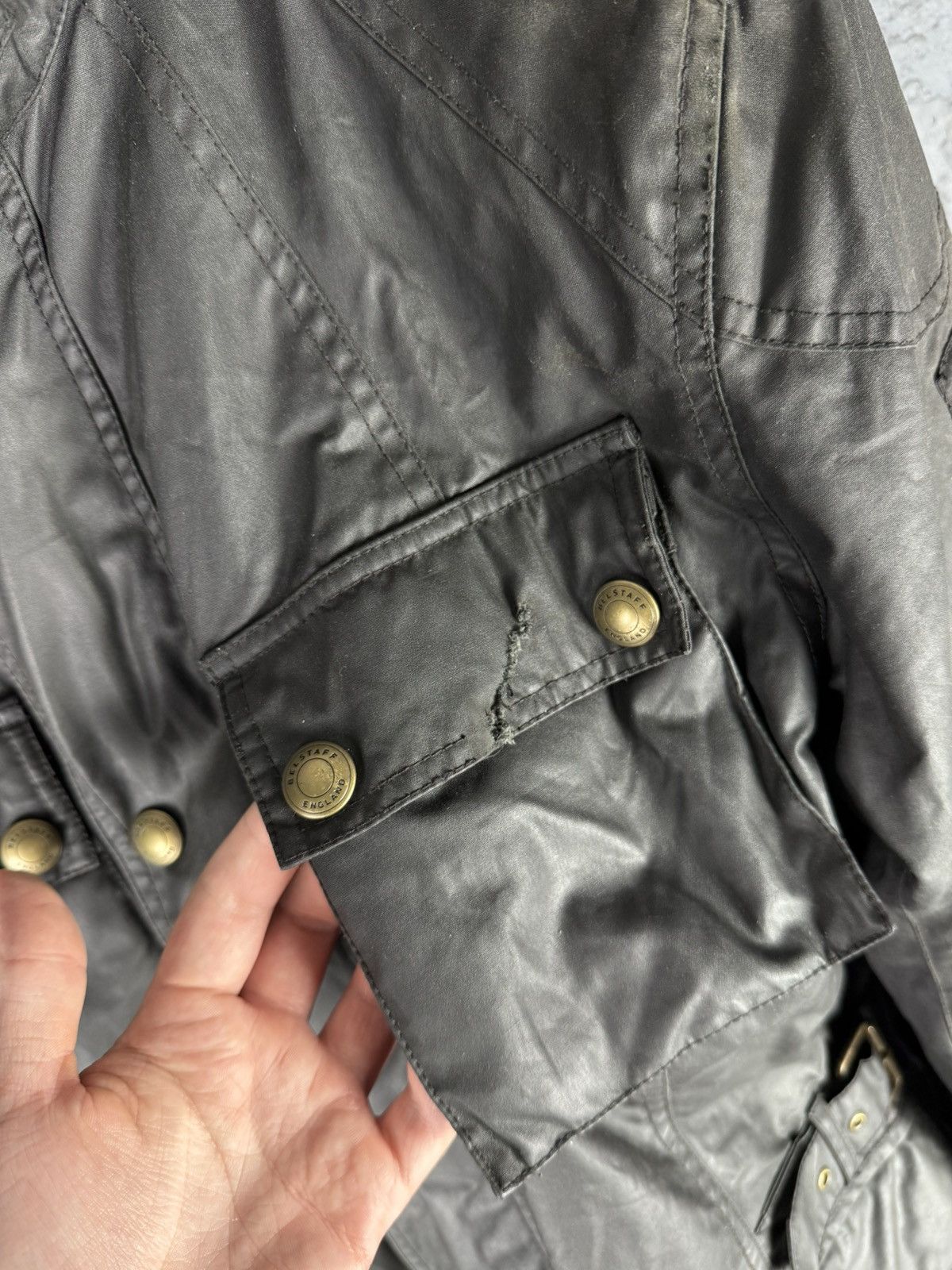 Belstaff Belstaff Crosby Motorcycle Waxed Vintage Jacket Men’s Size L Size US L / EU 52-54 / 3 - 13 Thumbnail
