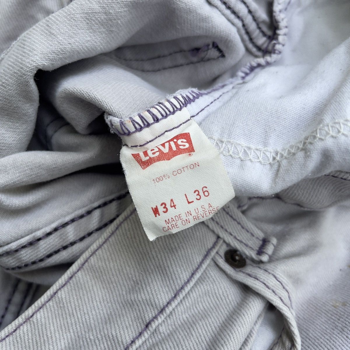 Levi's × Levi's Made & Crafted × Levi's Vintage Clothing Vintage Levis 560 Orange Tab 515 Button Jeans Size US 34 / EU 50 - 3 Thumbnail