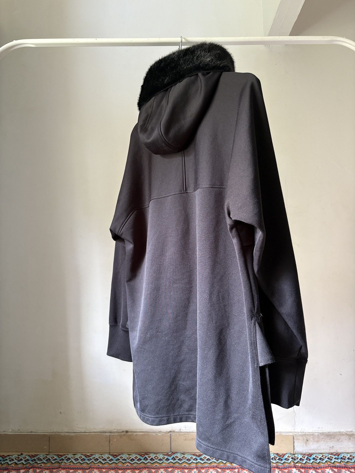CABANE de ZUCCa 1999 Archive CABANE de ZUCCA Fur Hoodie Size US L / EU 52-54 / 3 - 8 Thumbnail