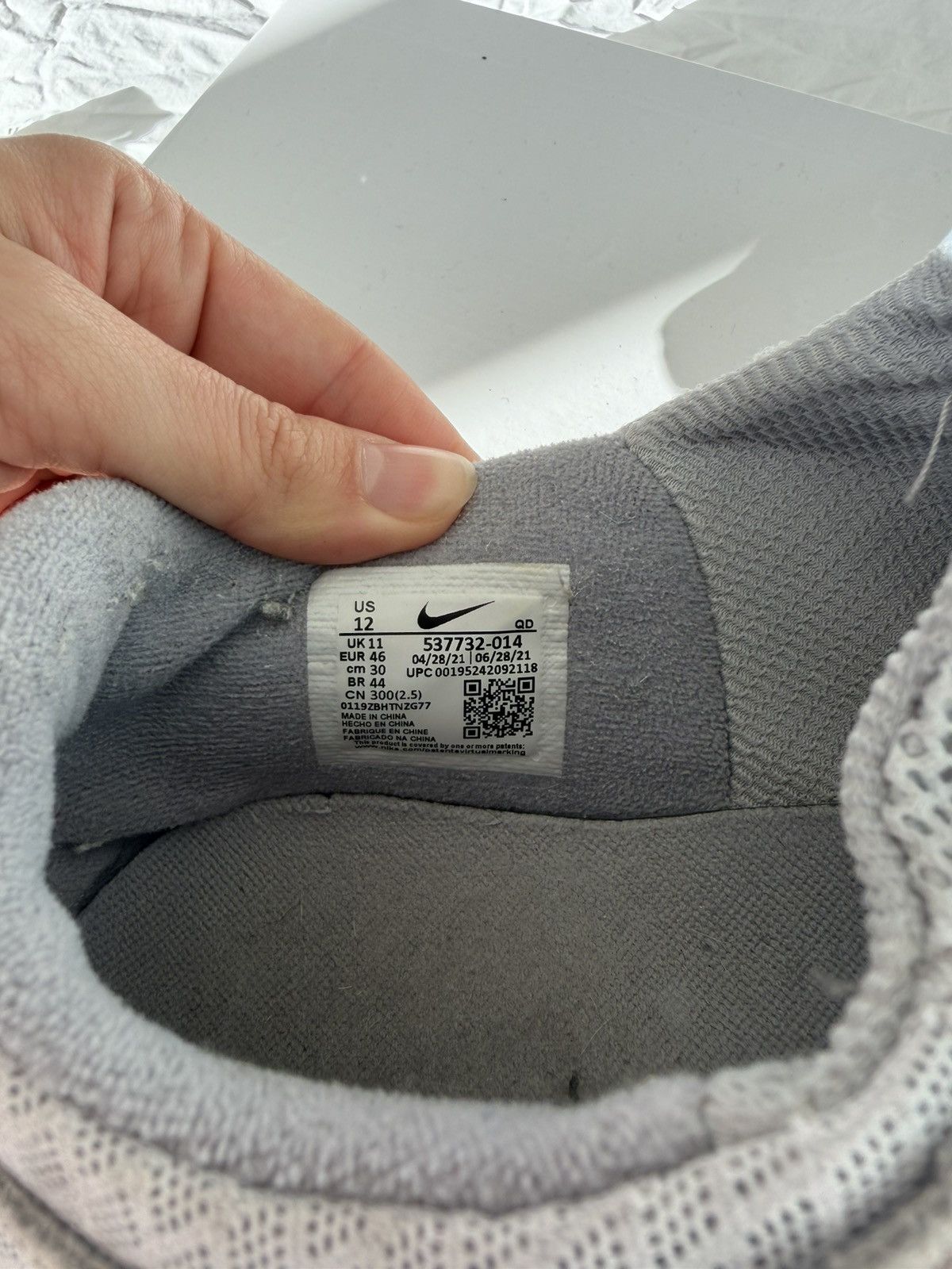 Nike Nike Low Top Sneakers Grey Size 12 Size US 12 / EU 45 - 9 Thumbnail