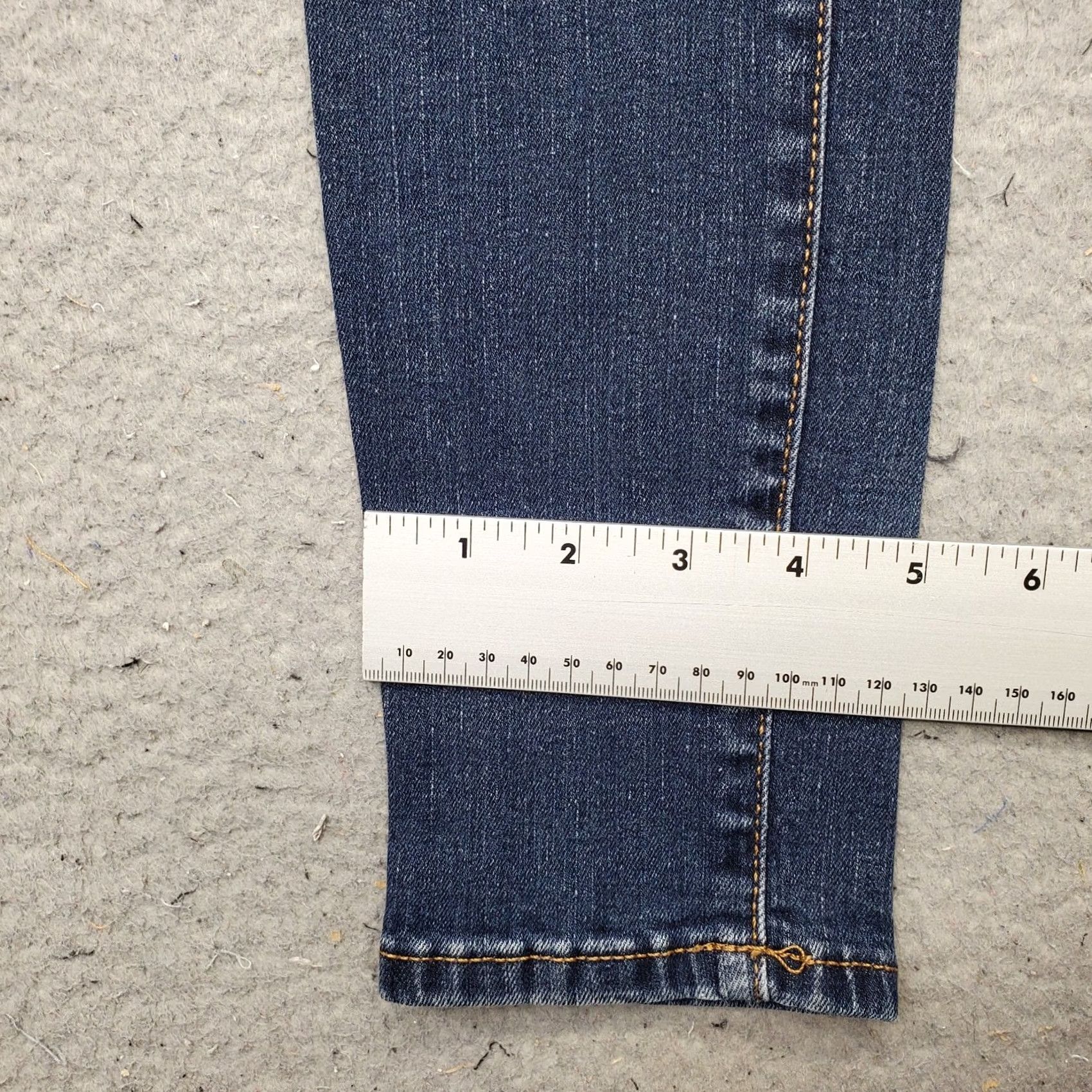 Banana Republic Banana Republic Womens 4 Jeans Blue Denim Skinny 27.75" Inseam 5-Pocket Stretch Slim Curve Size 27" / US 4 / IT 40 - 5 Thumbnail
