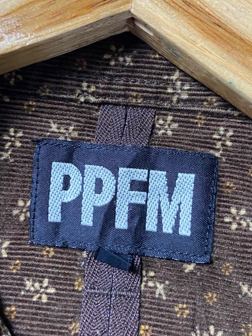 PPFM PPFM Corduroy Shirt with Small Floral Print (201) Size US M / EU 48-50 / 2 - 3 Thumbnail
