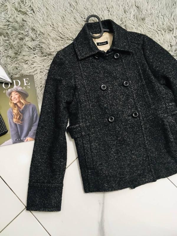 Massimo Dutti Massimo Dutti Wool Peacoat 95% Wool 42/32 — Premium Italian Size L / US 10 / IT 46 - 4 Thumbnail