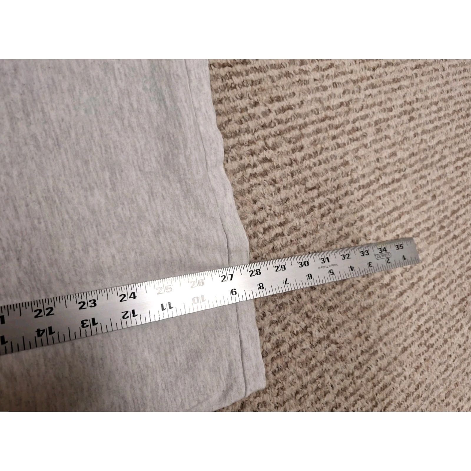 Russell Athletic VINTAGE Tultex Gray Single Stitch Blank T Shirt L USA 90s Plain Mens L Gray 90s Tultex Shirt Size US L / EU 52-54 / 3 - 6 Thumbnail