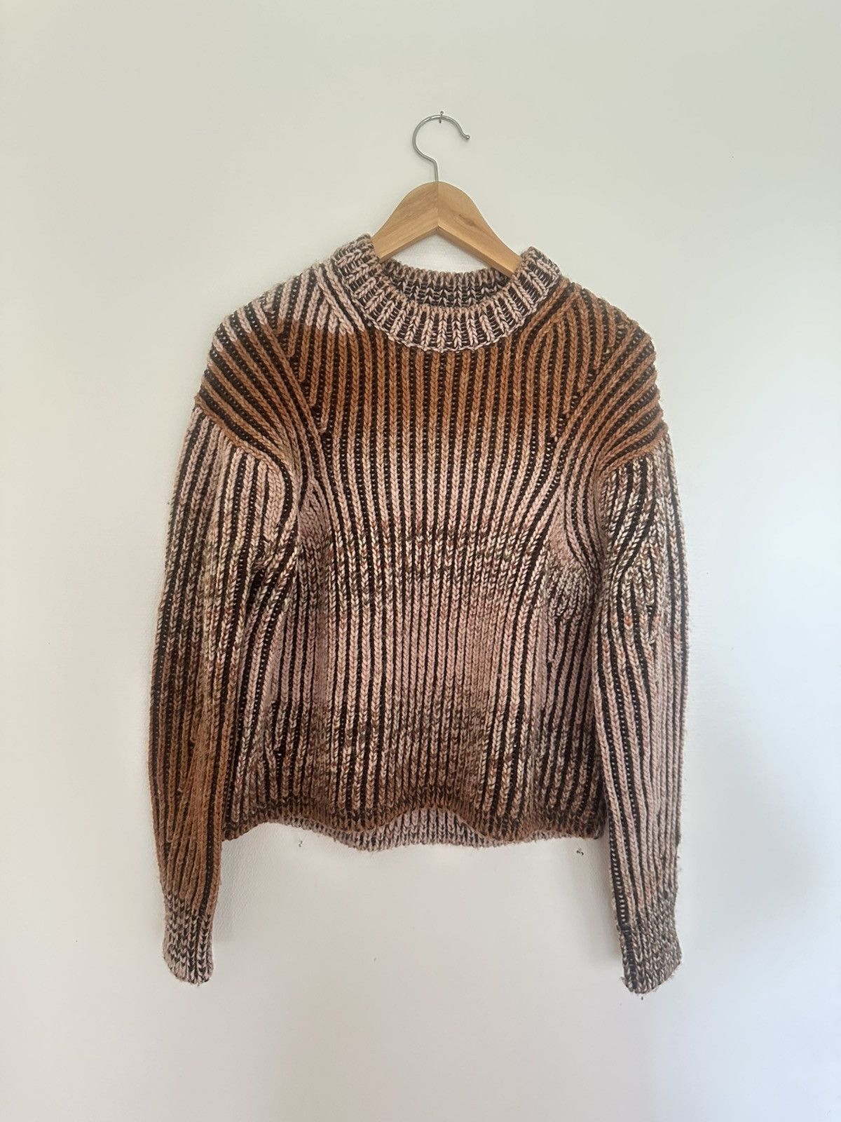 Acne Studios Rare grail 🔥 Zora Acne Studios knit sweater gradient brown Size US S / EU 44-46 / 1 - 1 Thumbnail