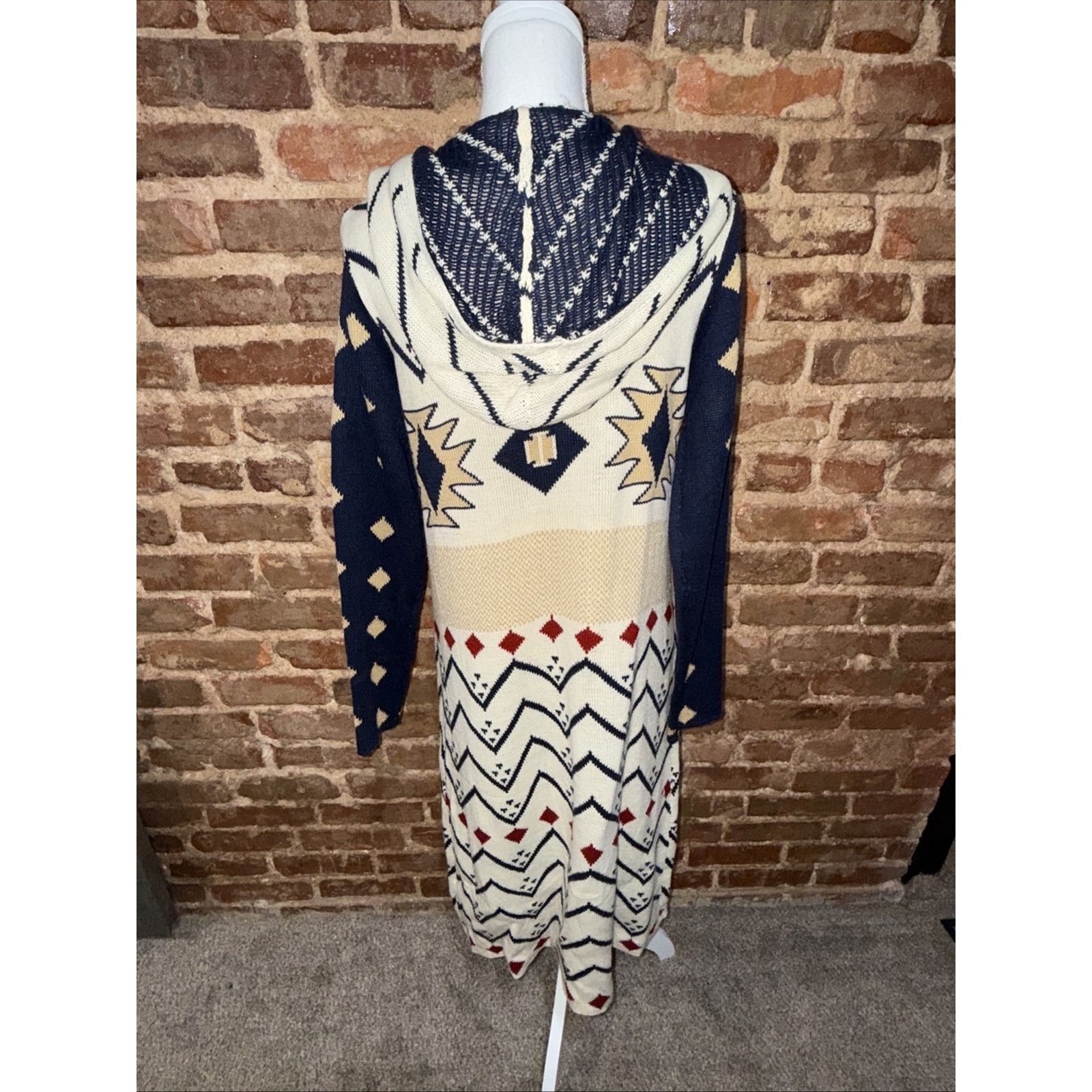 Other Love Marks Women's Aztec Southwest Tribal Cardigan Duster M Size M / US 6-8 / IT 42-44 - 6 Thumbnail