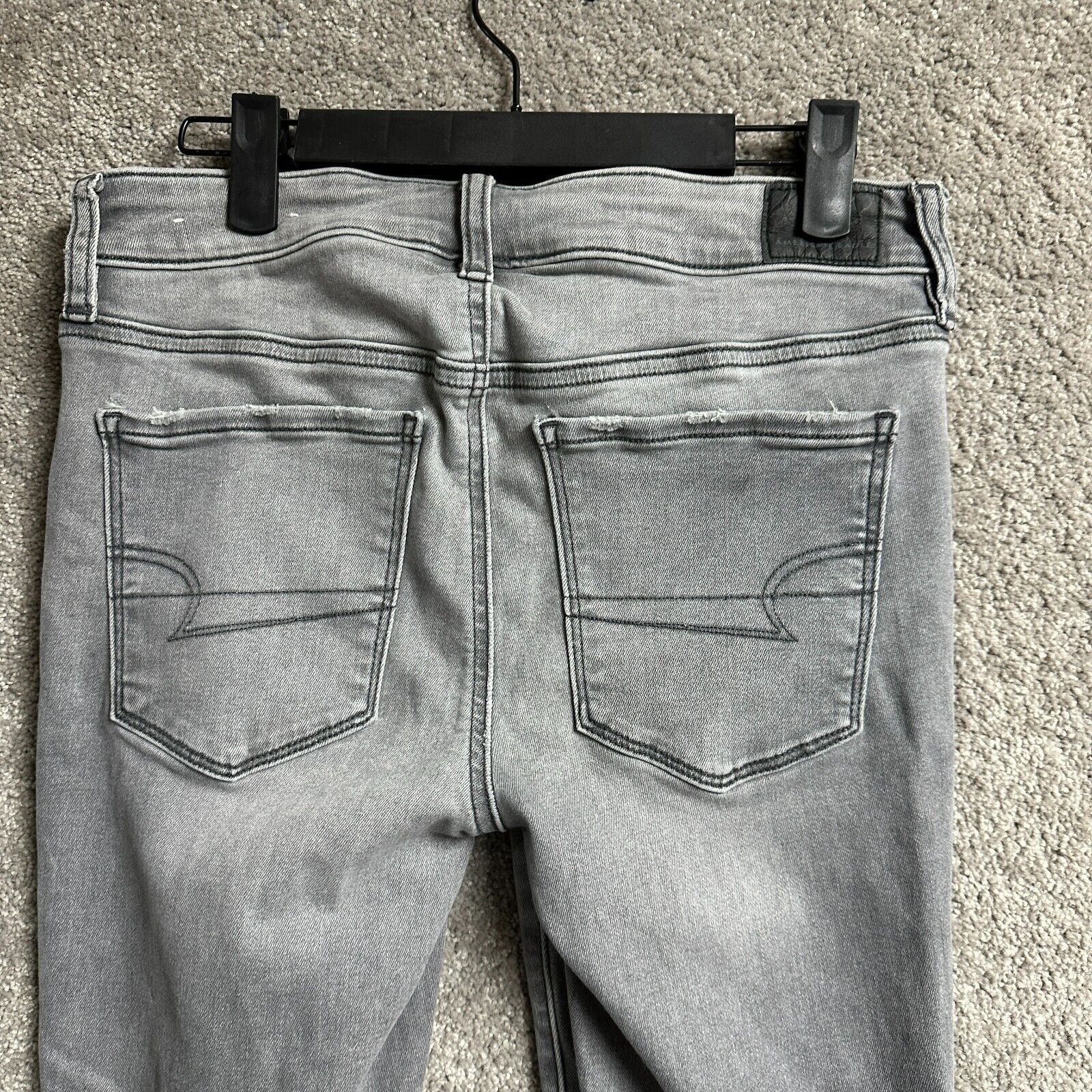 American Eagle Outfitters American Eagle Jeggings Womens 6 Short Distressed Ripped Size 28" / US 6 / IT 42 - 9 Thumbnail