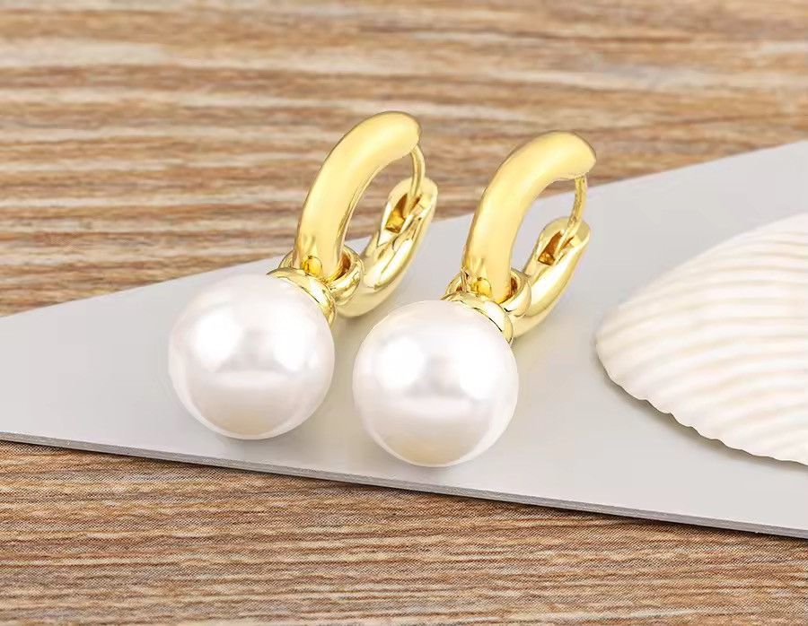 Jewelry Vintage style pearl earrings Size ONE SIZE - 6 Thumbnail