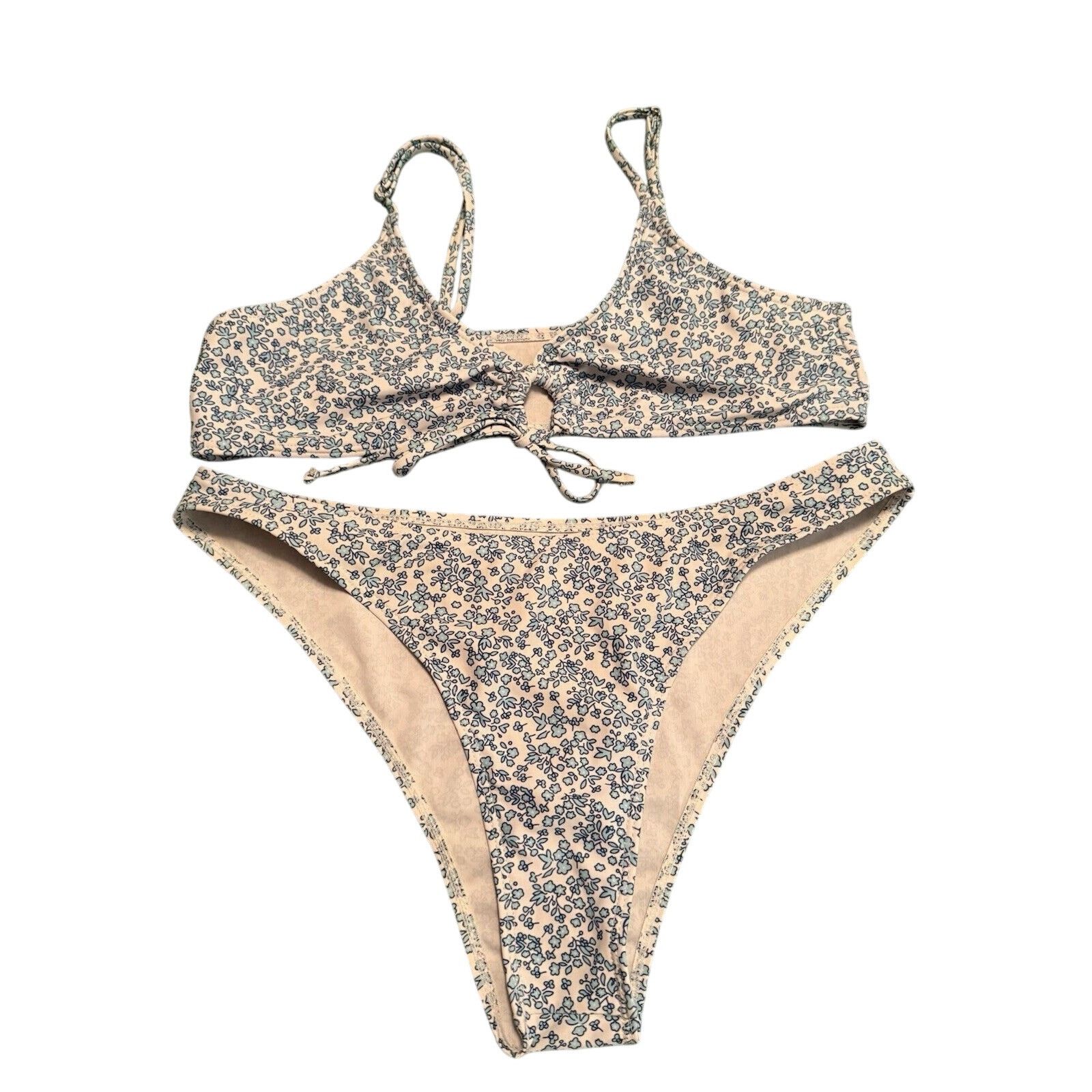 Shein SHEIN Floral Print Bikini Size Large Size L / US 10 / IT 46 - 1 Thumbnail