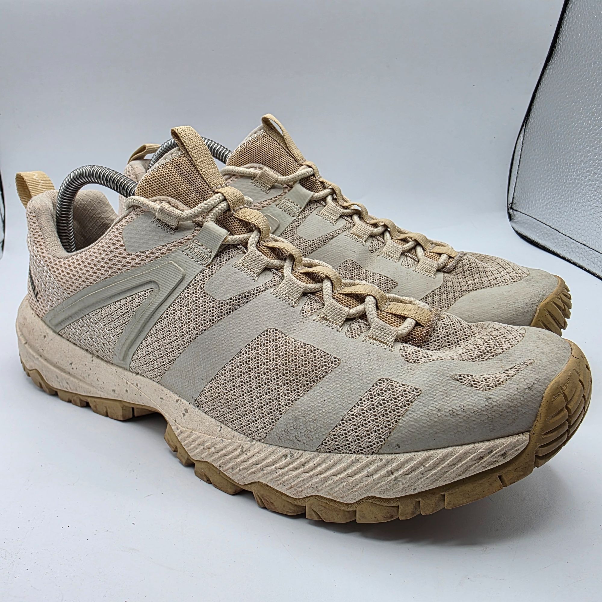 Merrell Merrell MQM Ace Tec 1TRL Oyster Chalk Mens Size 9.5 White Sh Size US 9.5 / EU 42-43 - 1 Thumbnail