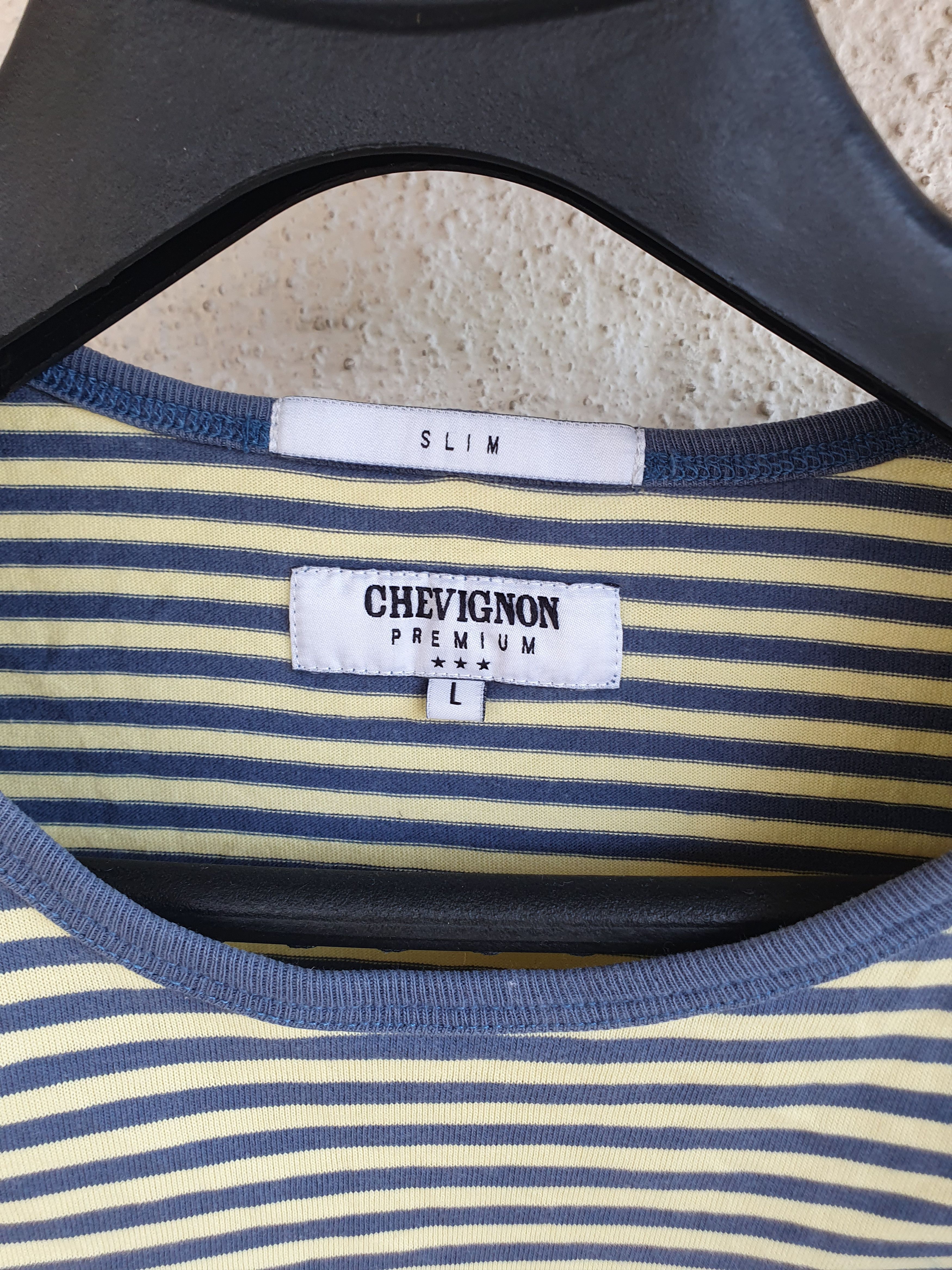 Chevignon Chevignon Striped Pocket Slim t-shirt sz L/M? Size US M / EU 48-50 / 2 - 11 Thumbnail
