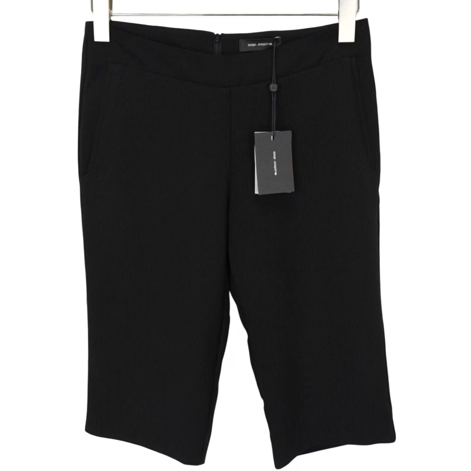 Cop Copine COP COPINE Gunar Bermuda Shorts Women's 36 Black Zip Fly Size 25" / US 0 / IT 36 - 2 Thumbnail