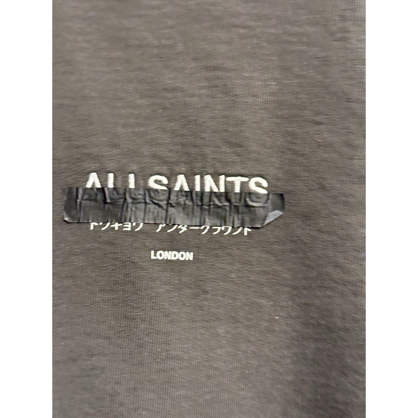 Allsaints ALLSAINTS REDACT PULLOVER EMBROIDERED LOGO HOODIE Size US XL / EU 56 / 4 - 3 Thumbnail