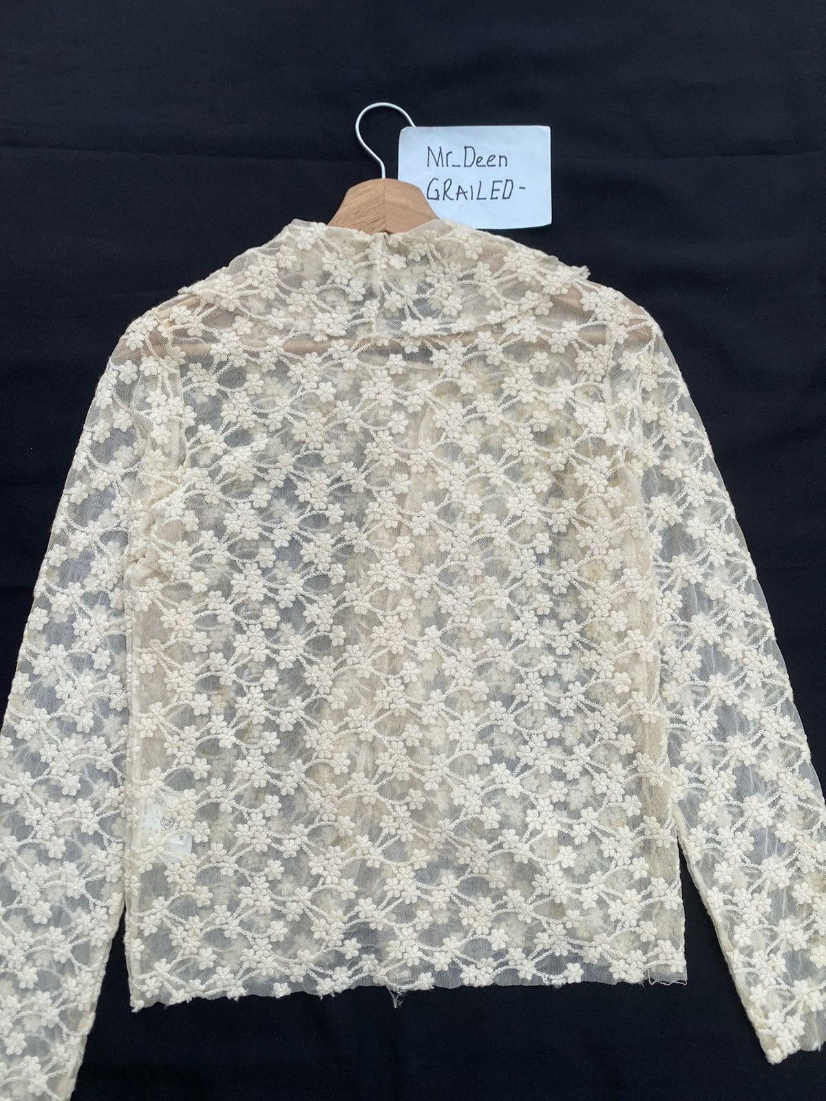 Comme des Garcons Rare Vintage AD1997 Comme Des Garcons CDG tricot Lace Tops Size XS / US 0-2 / IT 36-38 - 24 Thumbnail