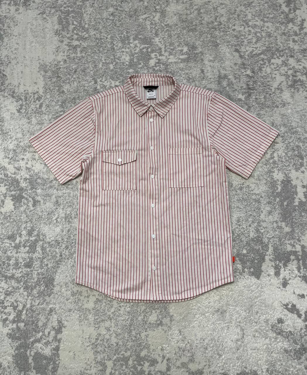 Nike SB Nike SB Dri-Fit Striped Short Sleeve Shirt Mens Skate Snap Size US S / EU 44-46 / 1 - 1 Thumbnail