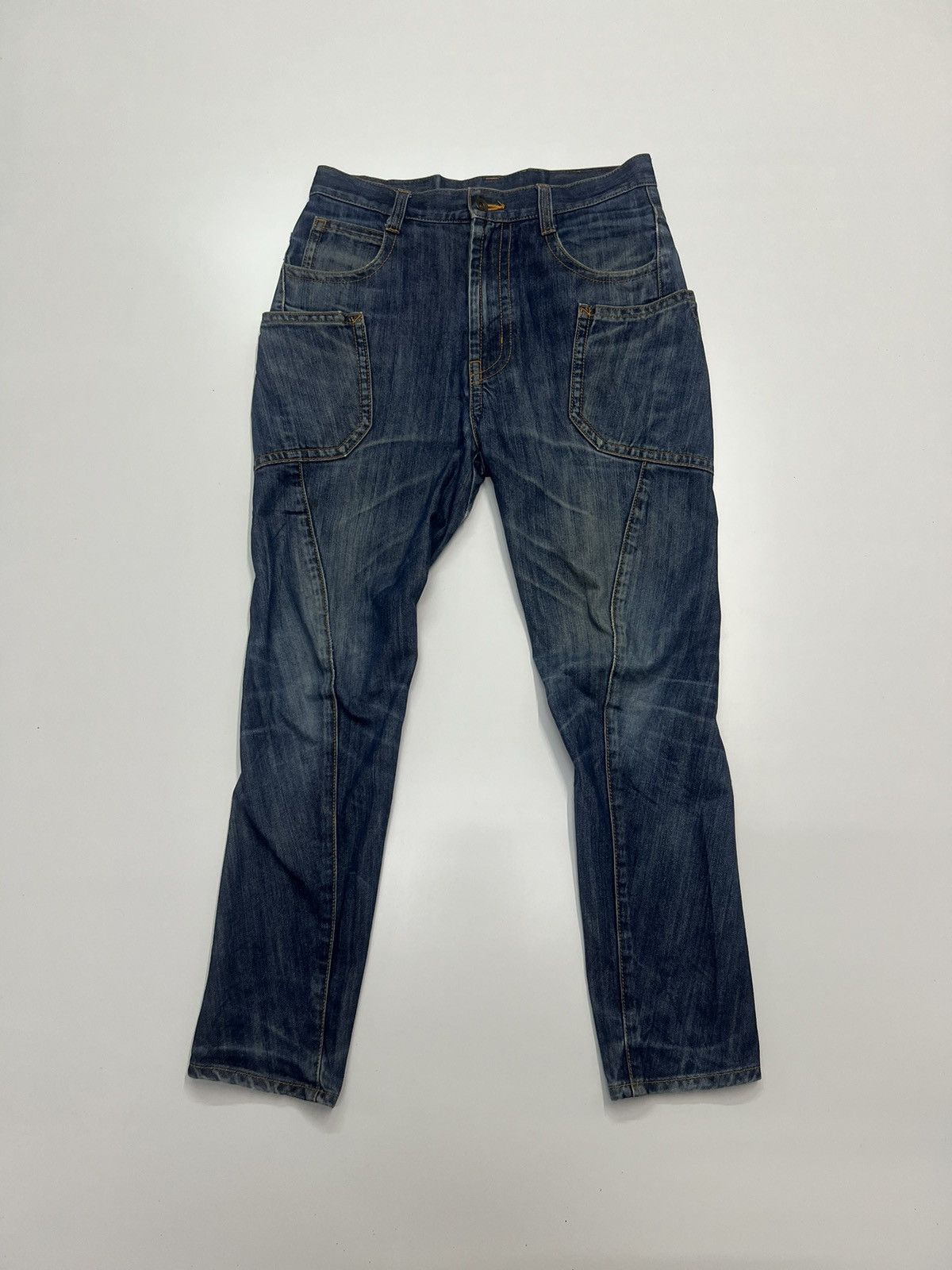 Japanese Brand Grip Swany Multipocket Denim Jeans Size 31" Size US 31 - 1 Thumbnail