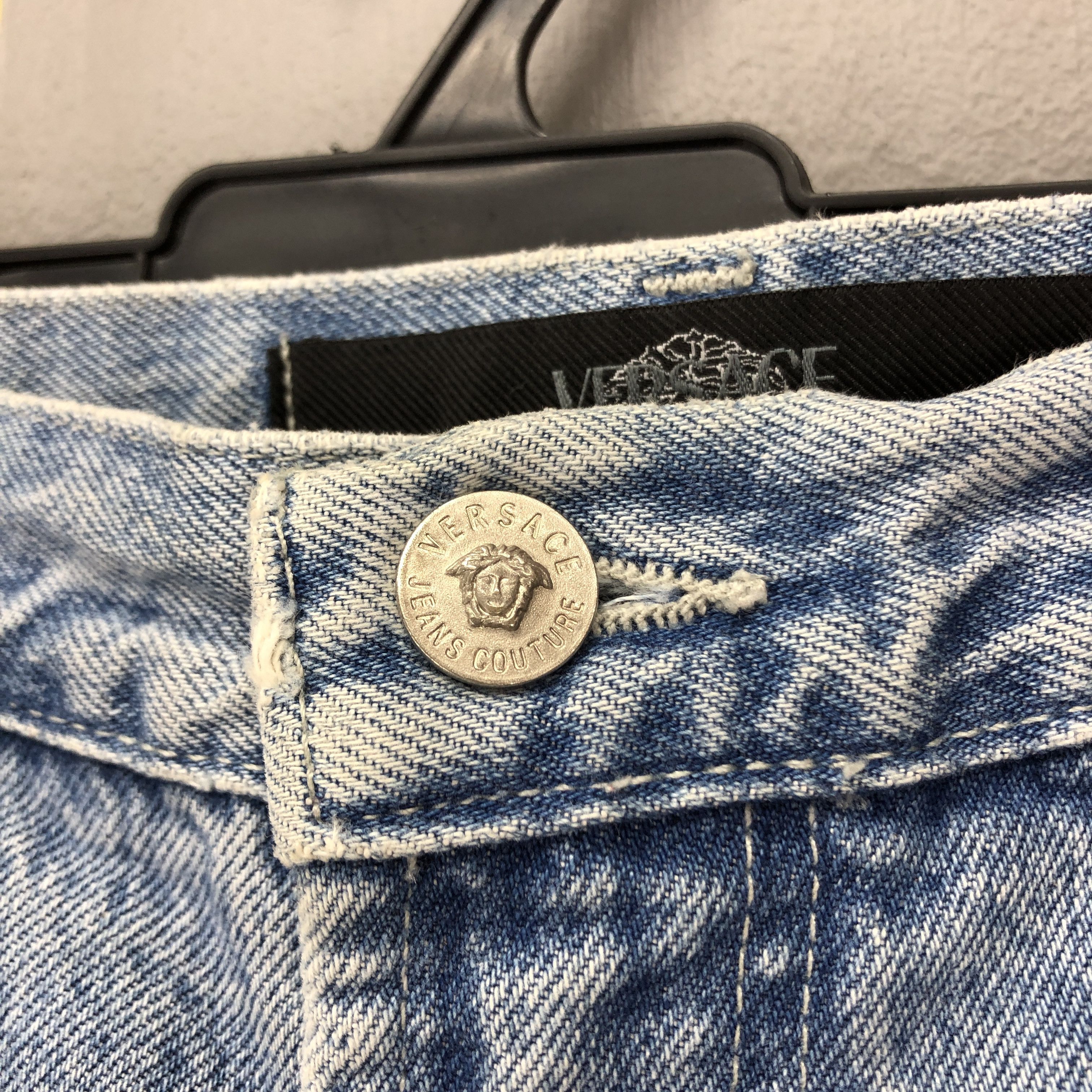 Versace VERSACE Medusa Washed Denim Jeans #1055/AK Size US 36 / EU 52 - 5 Thumbnail