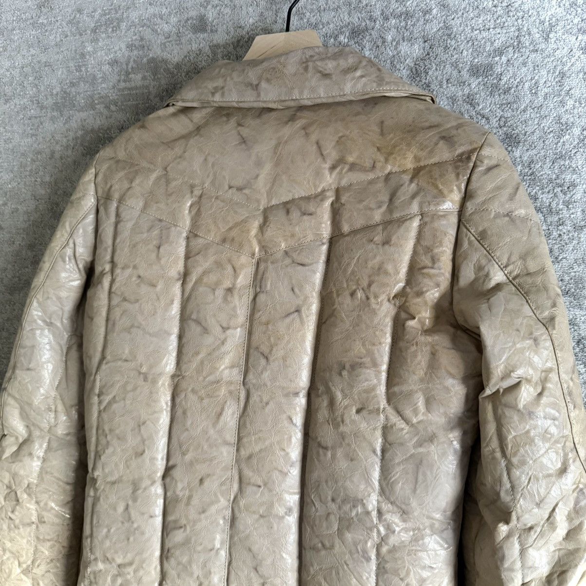 Isamu Katayama Backlash Isamu Katayama BACKLASH Cow Leather Riri Zip Down Jacket Size US M / EU 48-50 / 2 - 8 Thumbnail