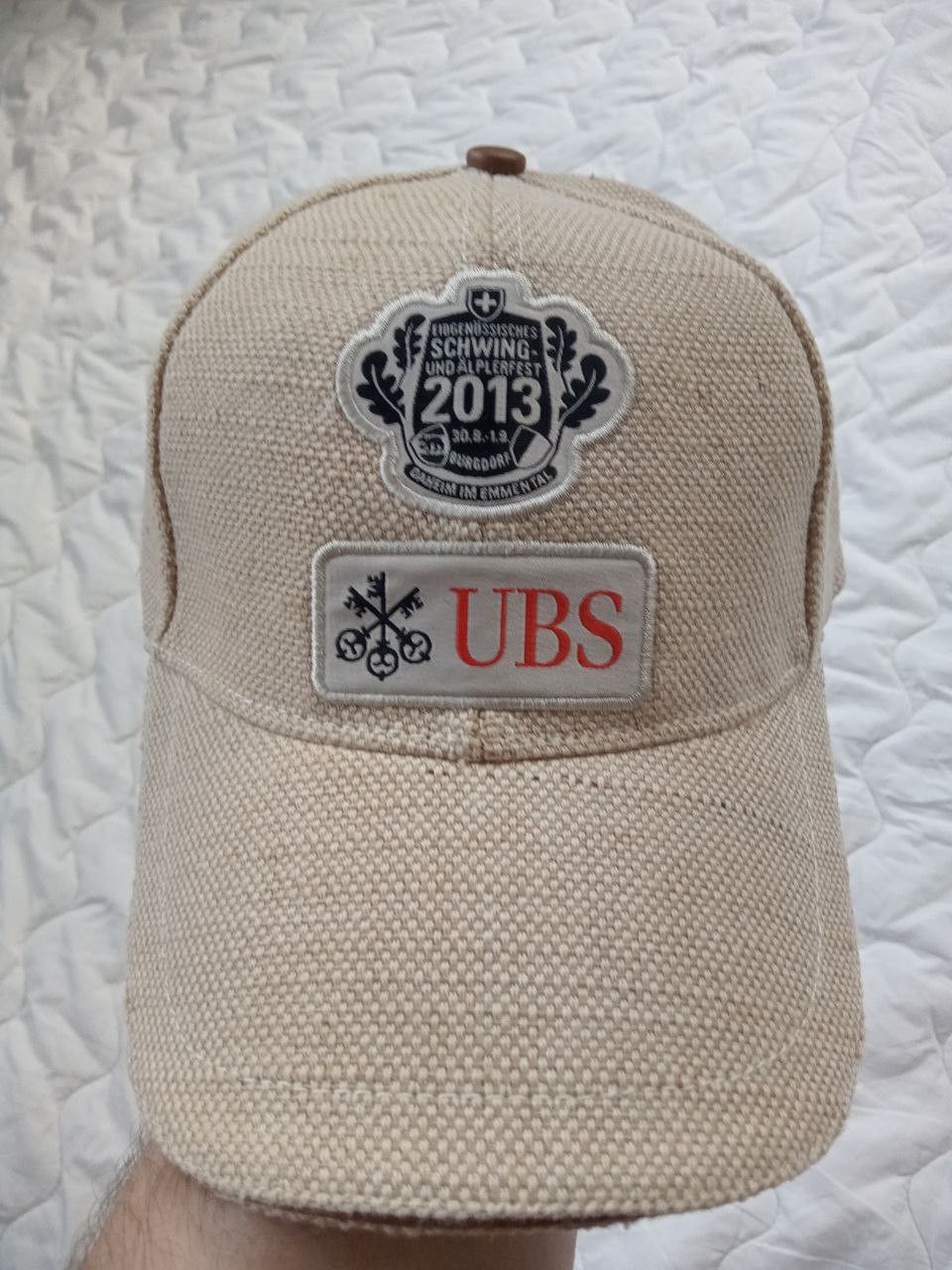 Other UBS schwing updalplerfest 2013 cotton-linen cap Size ONE SIZE - 1 Thumbnail
