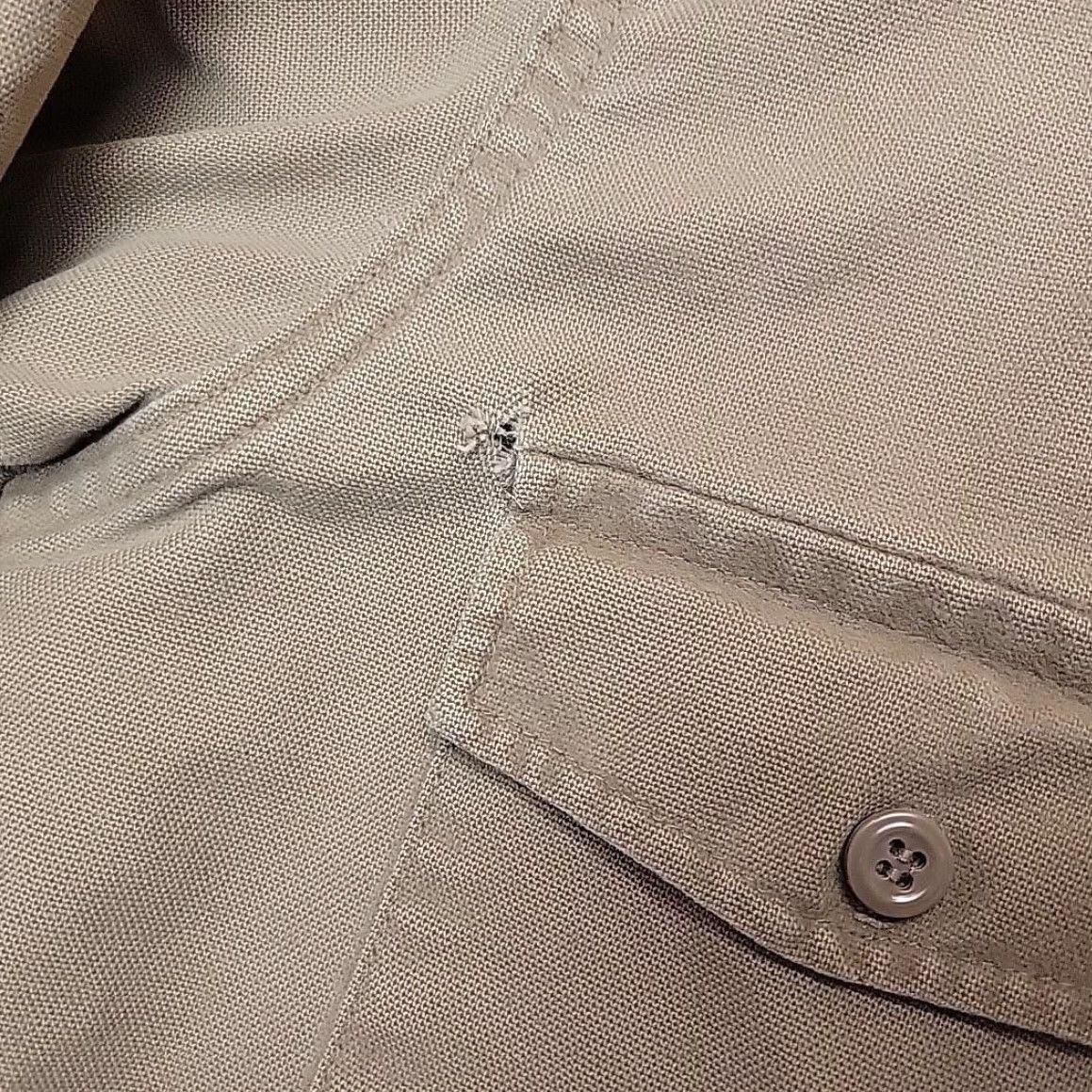 Vintage VINTAGE Melton Deerskin Shirt Mens LT Long Sleeve Flannel Button-Up Pockets Made in USA Brown Regular Big & Tall Shirt Size US L / EU 52-54 / 3 - 5 Thumbnail