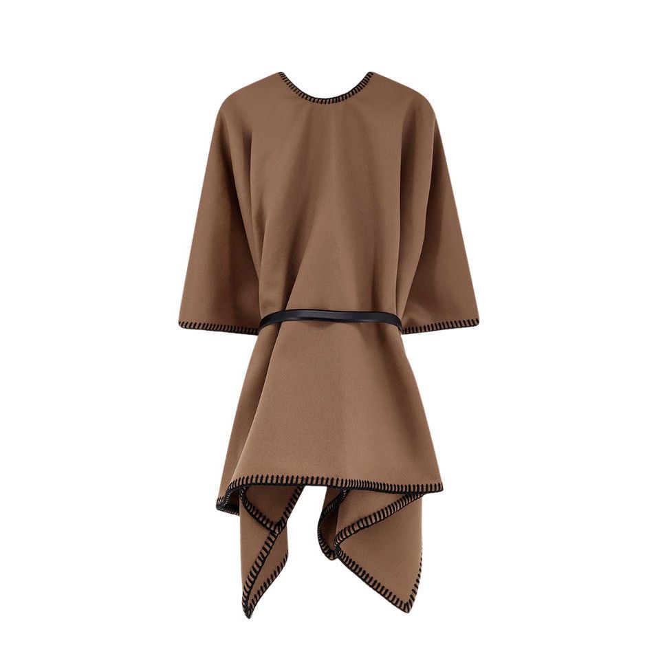 Max Mara MAX MARA colomba virgin wool cape with belt New & Authentic Size ONE SIZE - 2 Thumbnail
