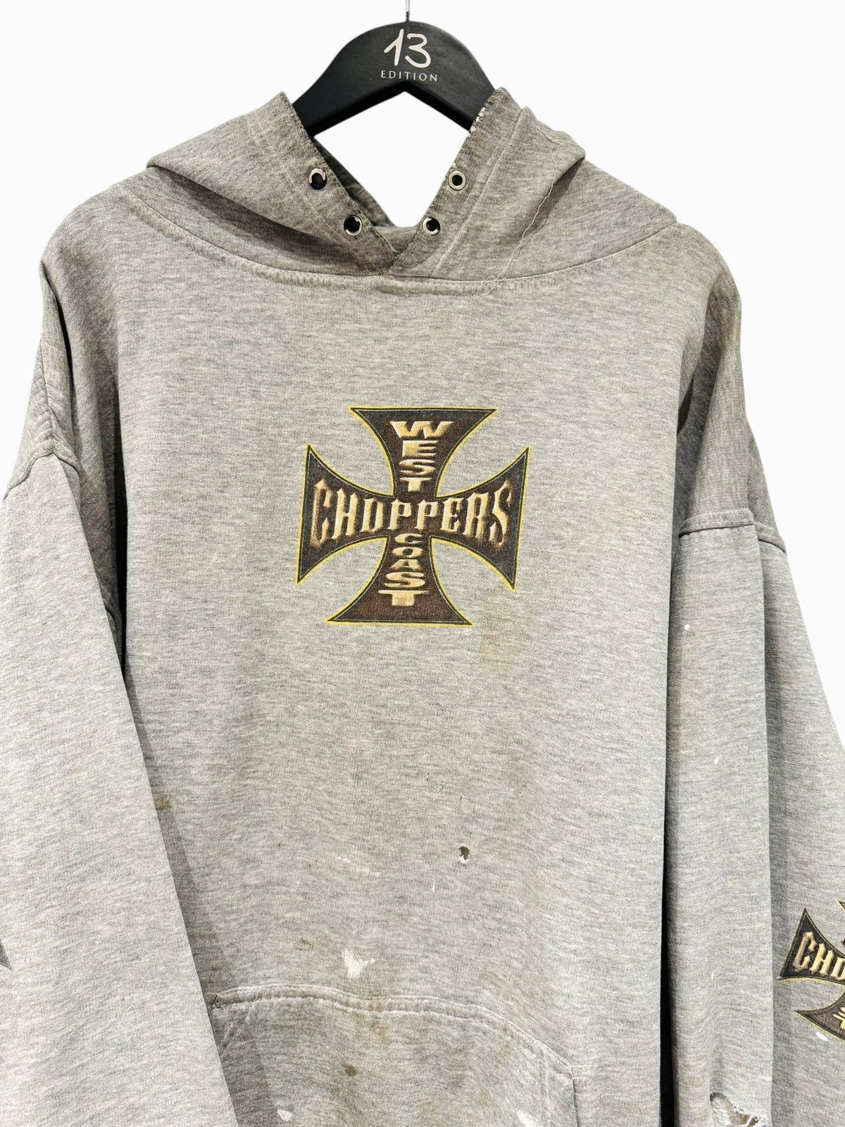 West Coast Choppers Thrashed and Faded West Coast Choppers Jesse Vintage Hoodie Size US XXL / EU 58 / 5 - 5 Thumbnail