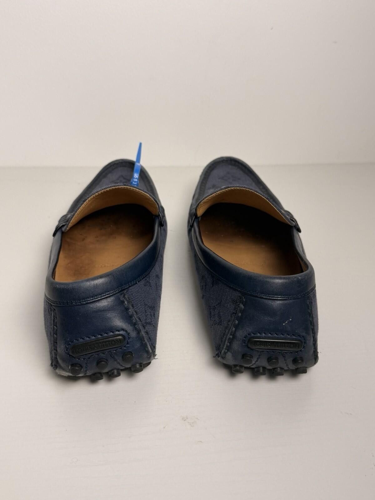 Louis Vuitton Louis Vuitton Men's Hockenheim Denim Monogram Loafer SZ 8 Size US 8 / EU 41 - 4 Thumbnail