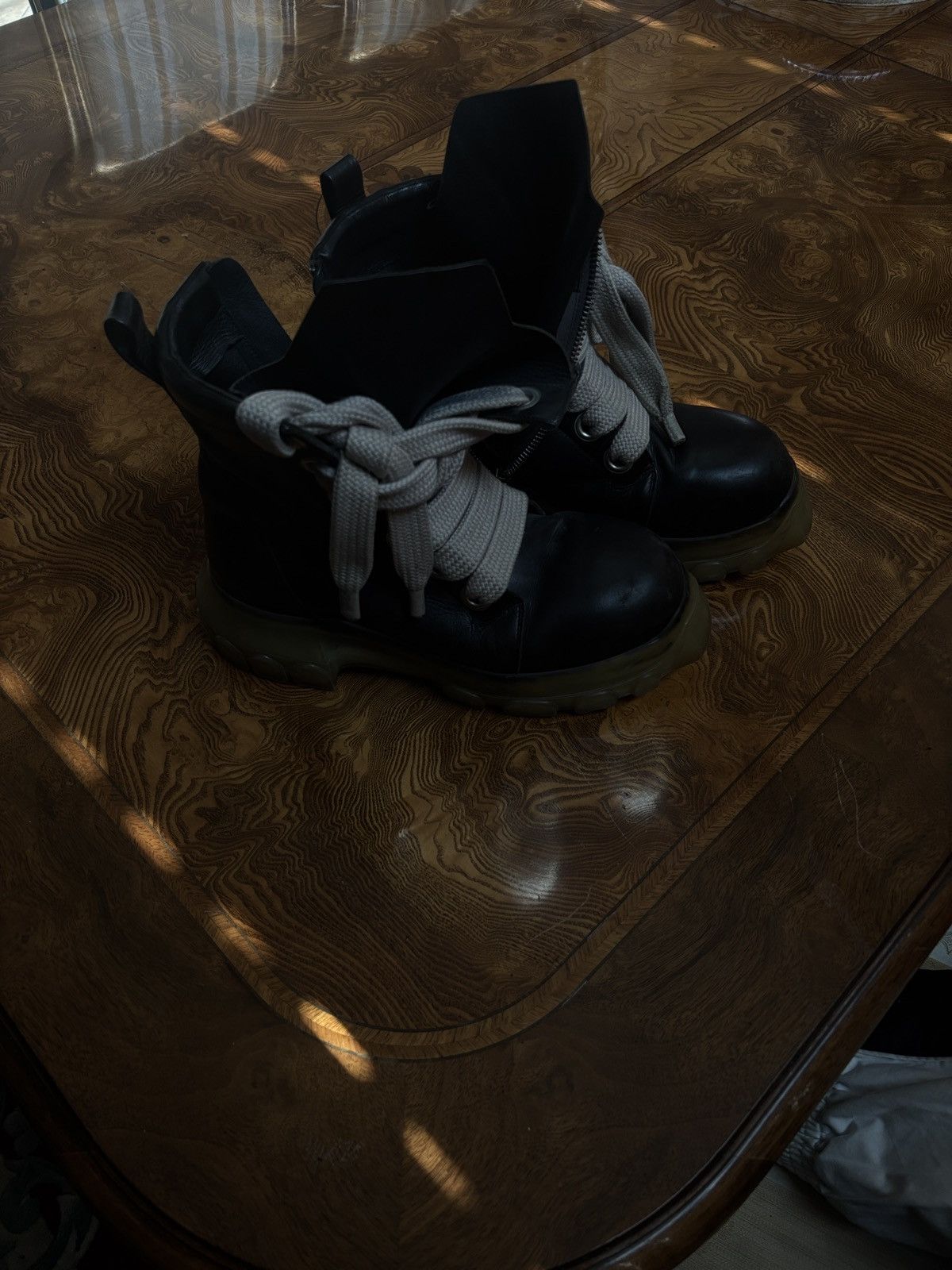 Rick Owens Rick jumbolace bozoboots Size US 10.5 / EU 43-44 - 1 Thumbnail