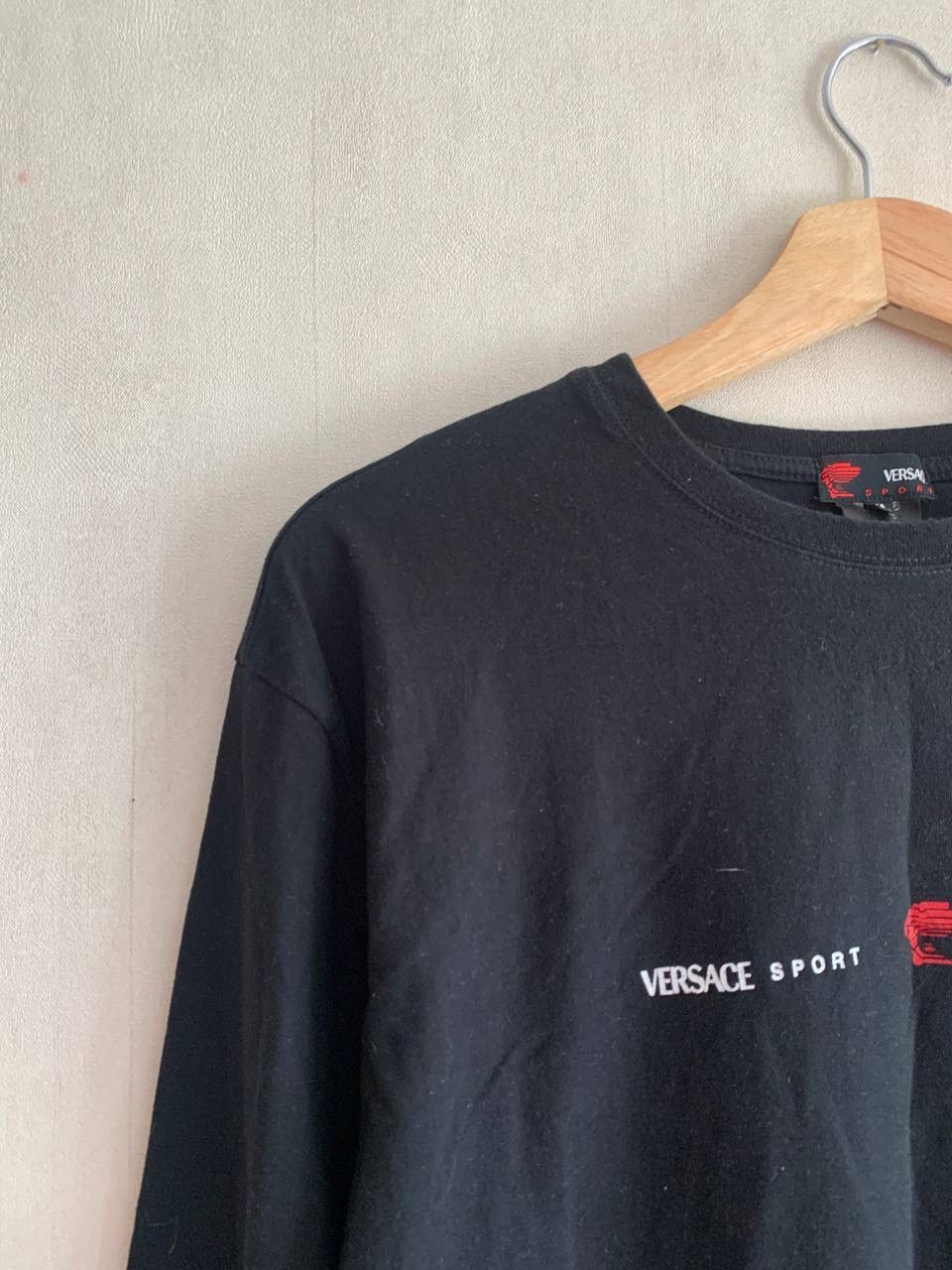 Designer × Versace × Versace Jeans Couture Versace Sport Longsleeve Vintage Medusa Logo Y2k Mens XL Size US XL / EU 56 / 4 - 4 Thumbnail