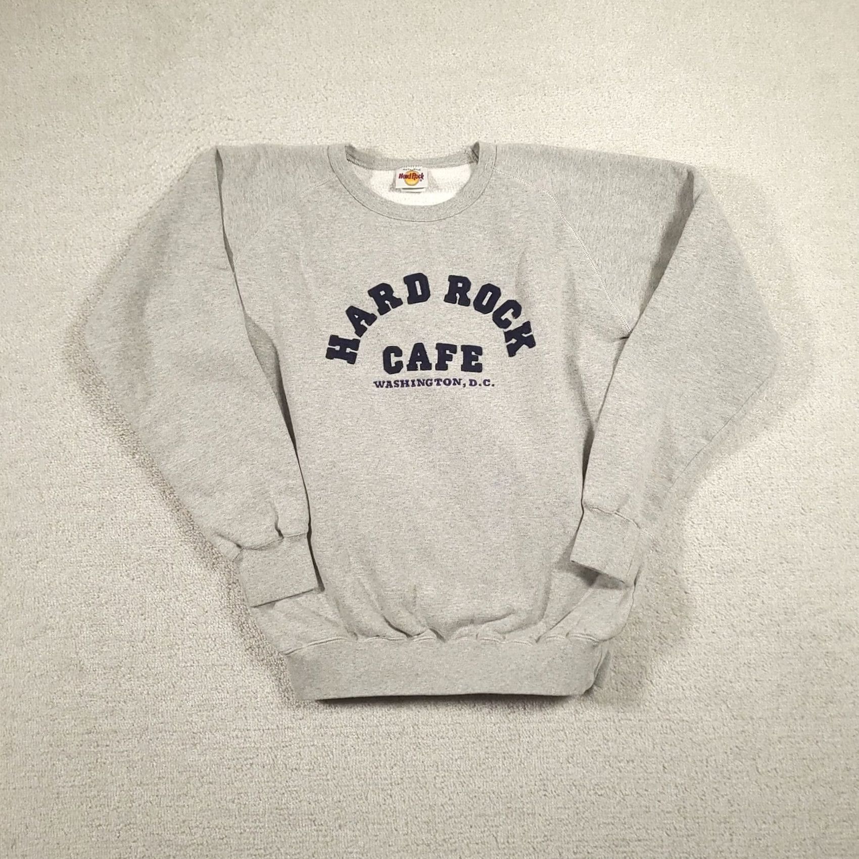Hard Rock Cafe VINTAGE Hard Rock Cafe Sweatshirt Mens Large Gray Washington D.C. Crewneck Pullover Size US L / EU 52-54 / 3 - 2 Thumbnail