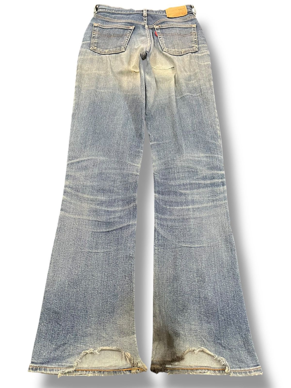 Beauty Beast Vintage Jayro Flare Faded Distressed Denim Size US 26 / EU 42 - 6 Thumbnail