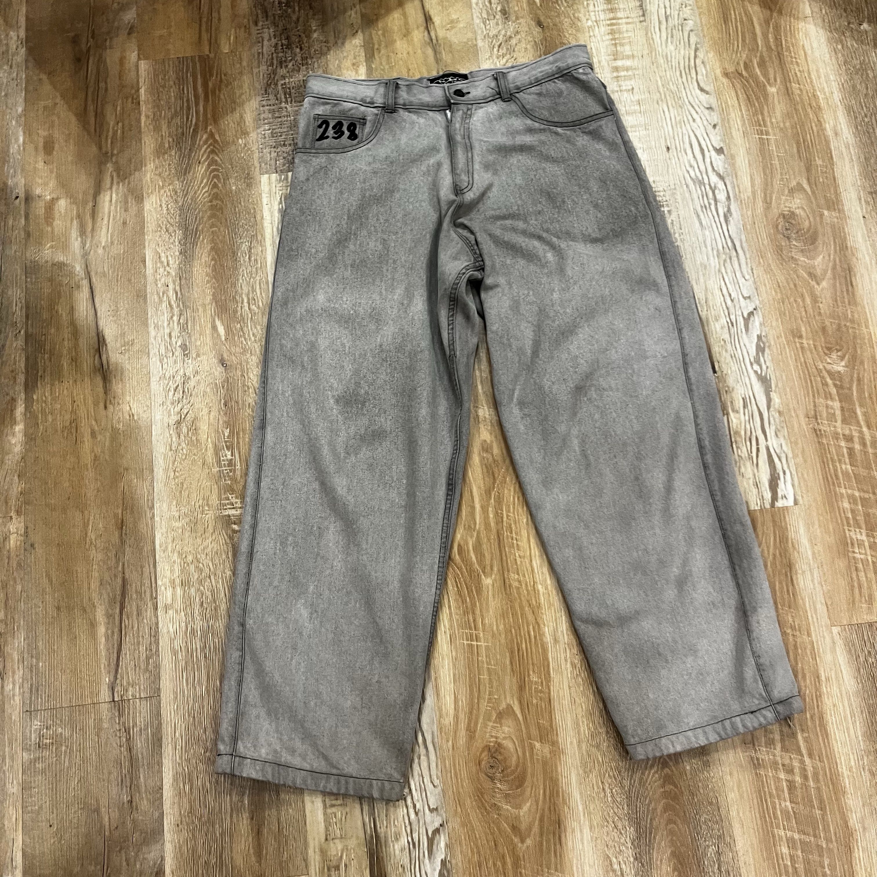 Vintage Digits Grey Baggy Pants Large Size US 36 / EU 52 - 1 Thumbnail