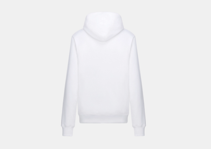 Dior o1w1db10525 413J64 Relaxed-Fit Hooded Sweatshirt in White Size US S / EU 44-46 / 1 - 2 Thumbnail