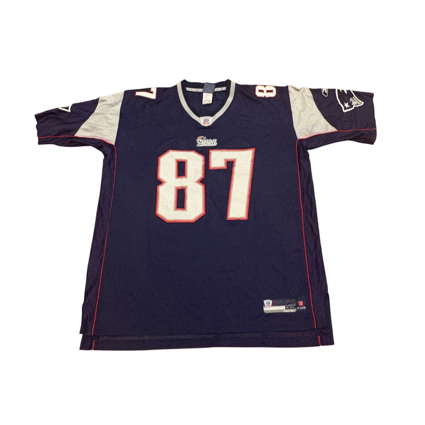 Reebok Reebok New England Patriots Rob Gronkowski Blue NFL Football Size US XXL / EU 58 / 5 - 2 Thumbnail