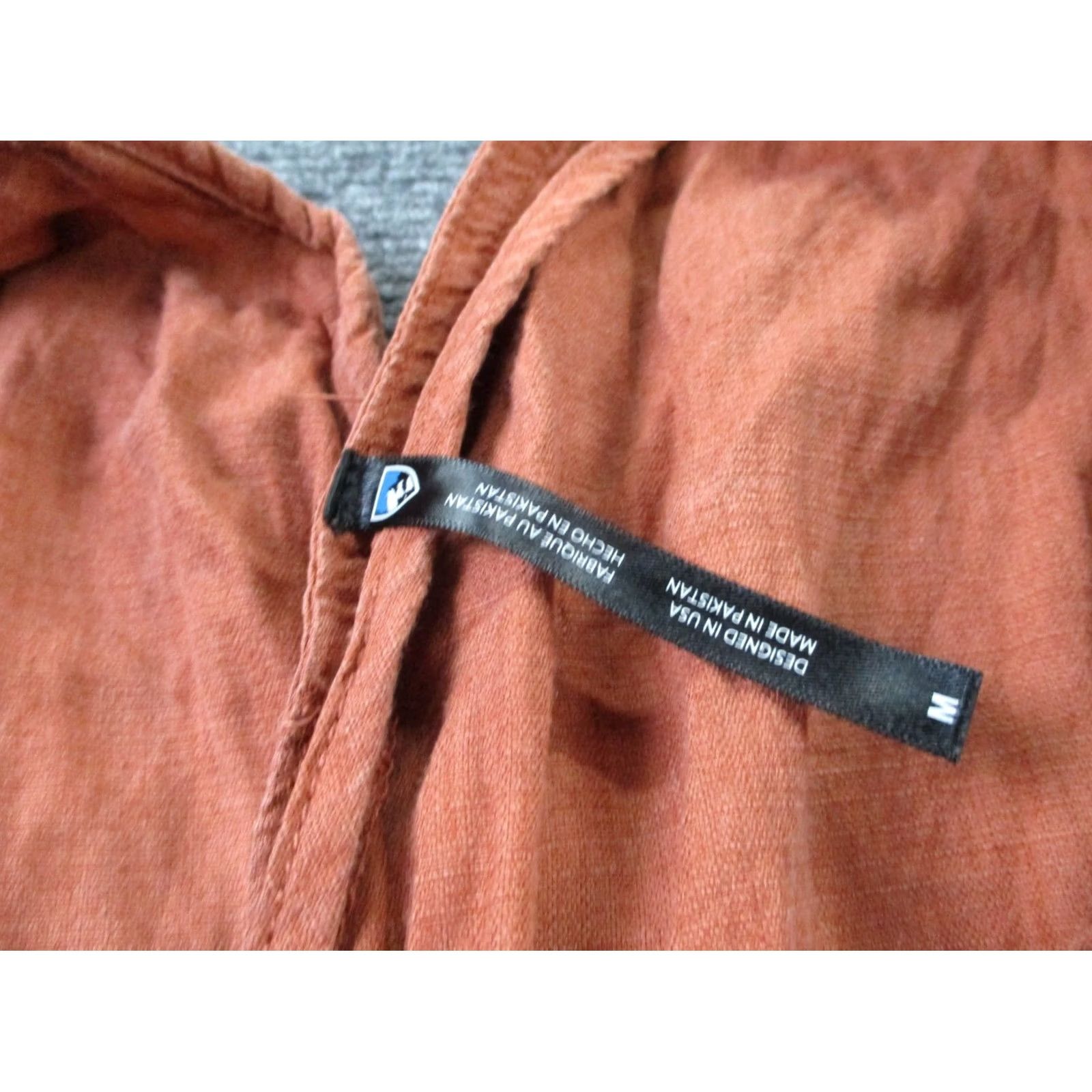 Vintage Kuhl Romper Jumpsuit Womens M Orange Linen One Piece Summer Tank Belted Faded Size 32" / US 10 / IT 46 - 7 Thumbnail
