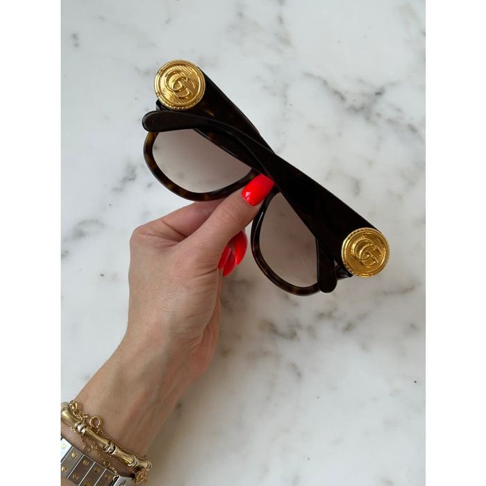 Gucci NEW Gucci GG1407S Havana Brown Oversized Cat Eye Sunglasses | Grailed