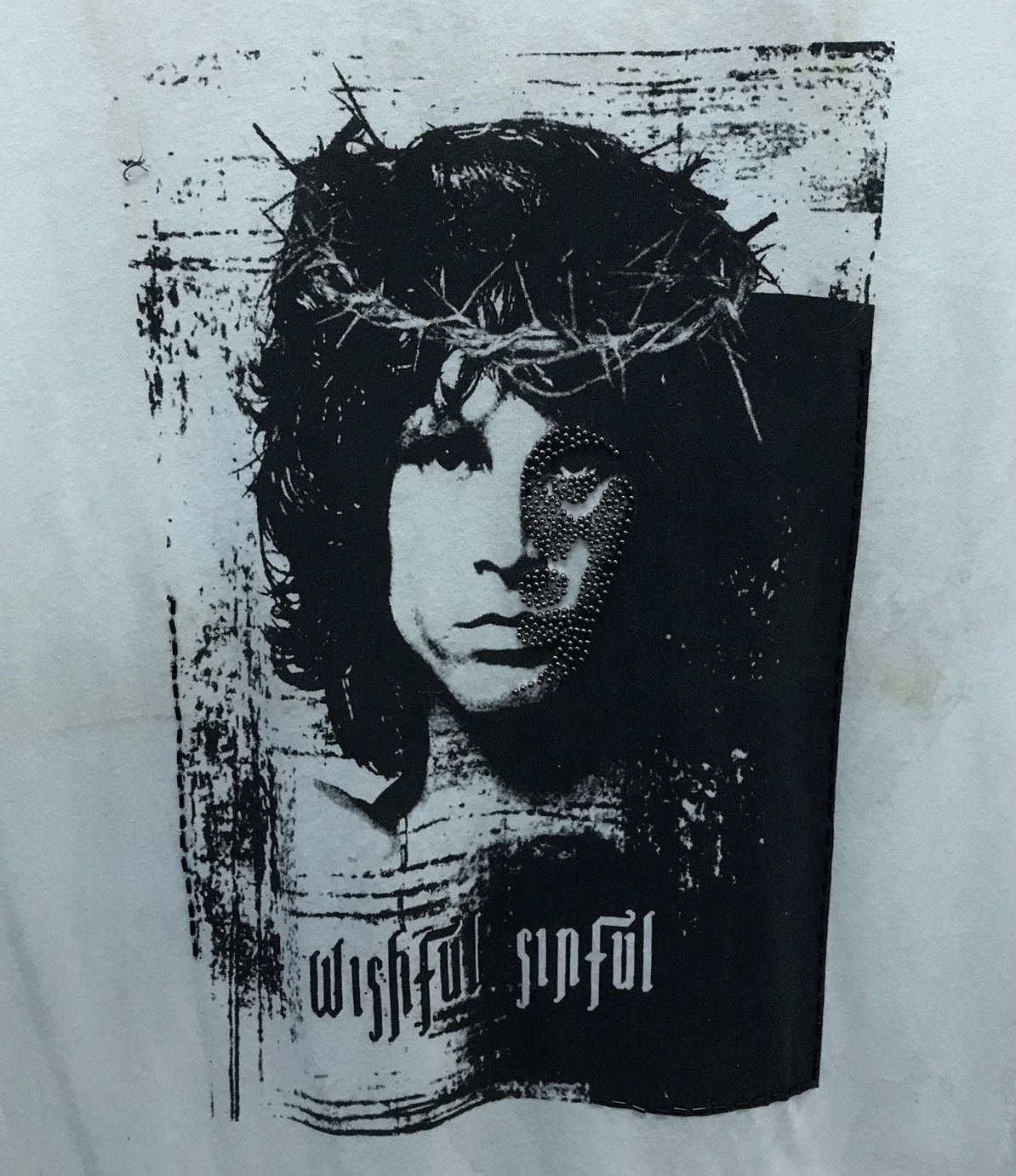 Vintage Vintage Politix Jim Morrison Wishful Sinful Shirt Size US L / EU 52-54 / 3 - 3 Thumbnail