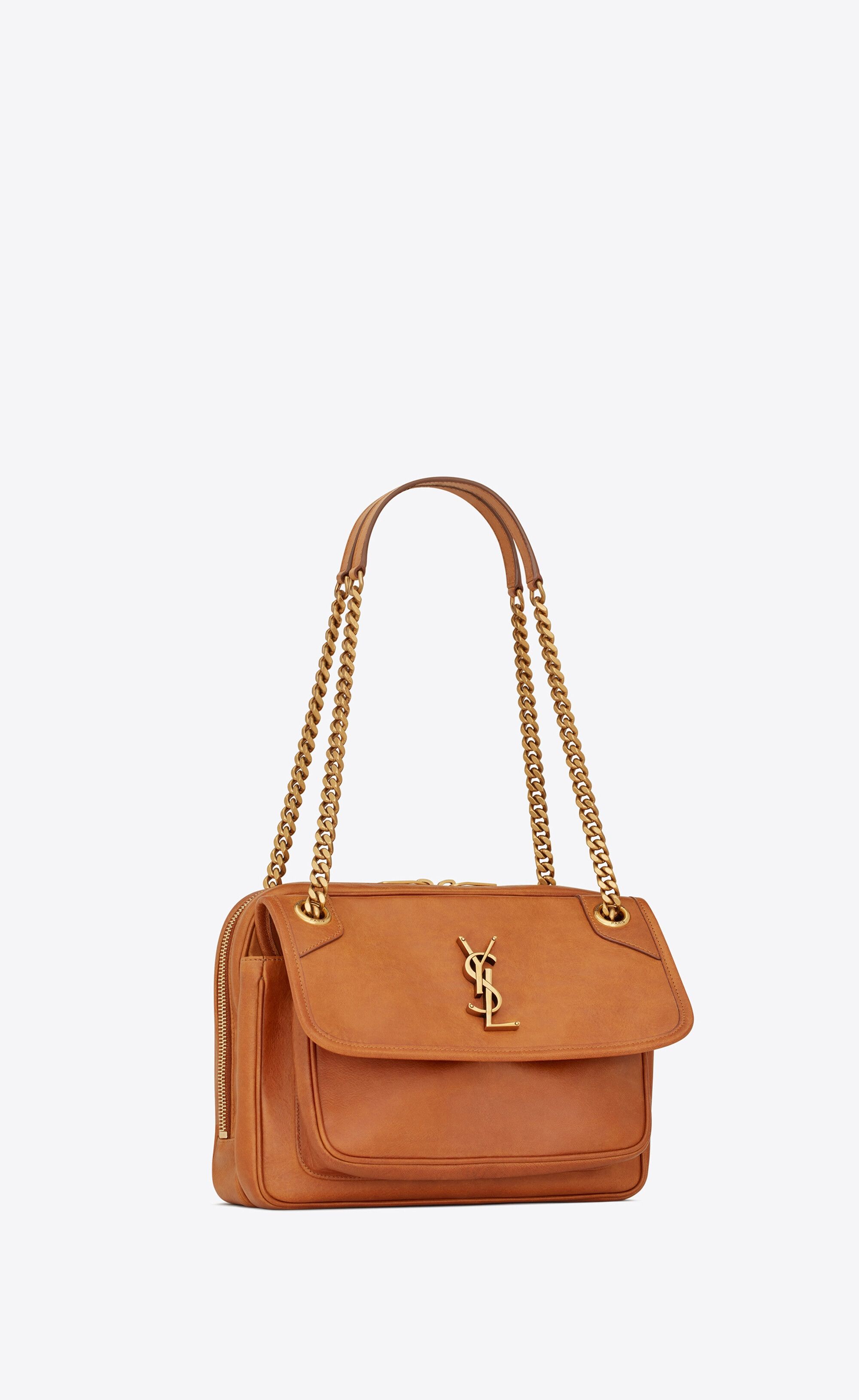 Saint Laurent Paris o1s1wg110924 Size: OS / Niki Camera Bag Smooth Leather Brown Size ONE SIZE - 5 Thumbnail