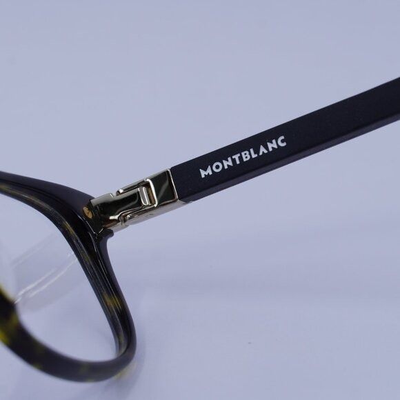 Montblanc Montblanc MB0036O 003 Eyeglasses Havana 54mm Rectangle Frame Size ONE SIZE - 6 Thumbnail
