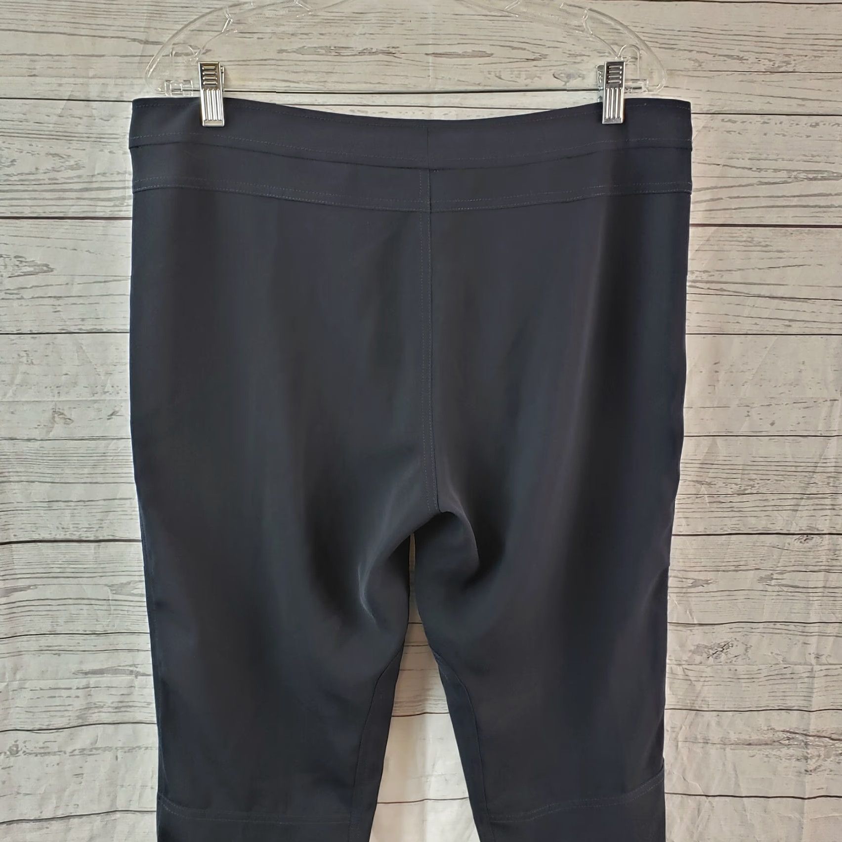 Vince Vince Womens Patchwork Cargo Pants Sz 12 Blue Zip Pockets Tapered Leg Size 34" / US 12 / IT 48 - 4 Thumbnail